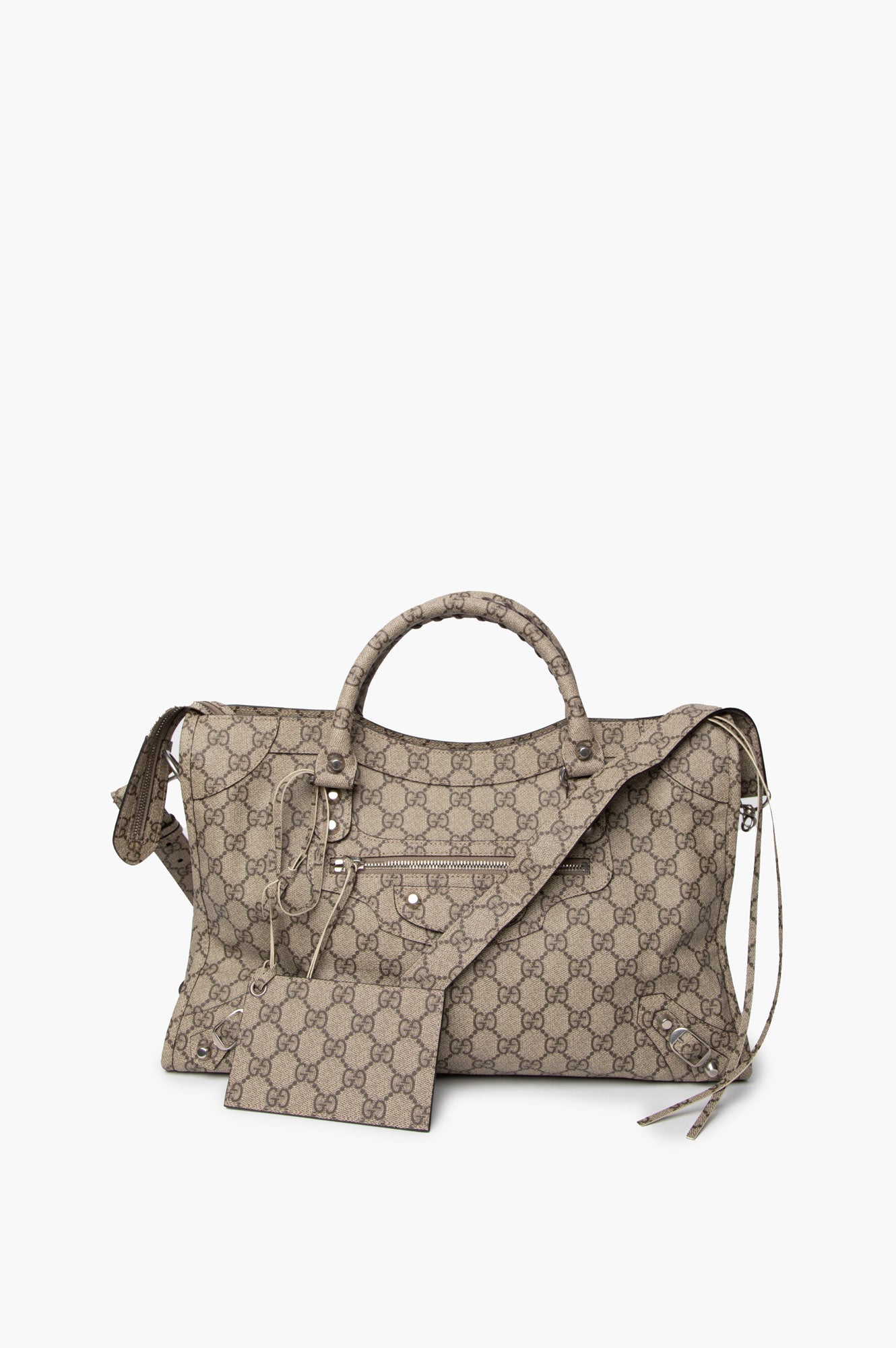 Gucci X Balenciaga GG Supreme Neo Classic City Bag