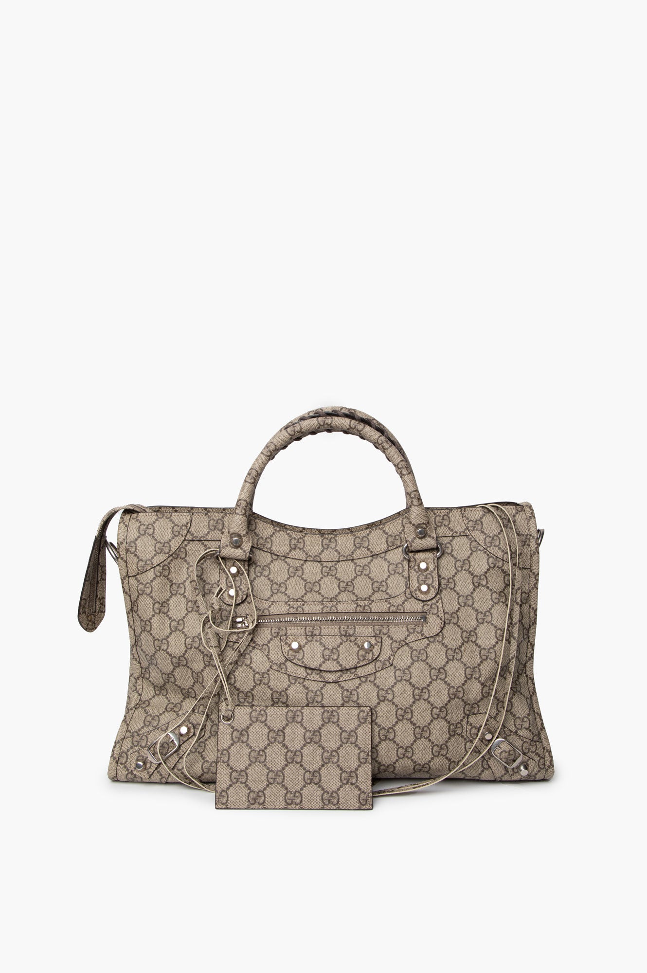 Gucci X Balenciaga GG Supreme Neo Classic City Bag