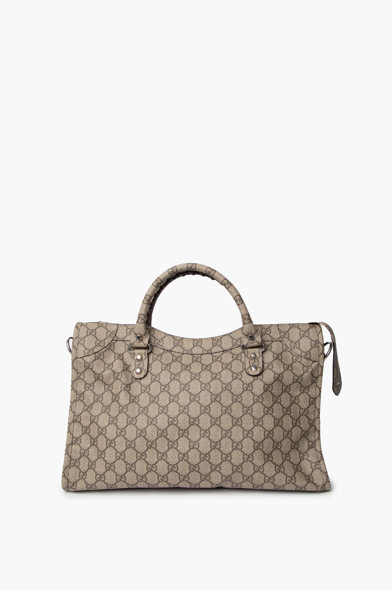 Gucci X Balenciaga GG Supreme Neo Classic City Bag