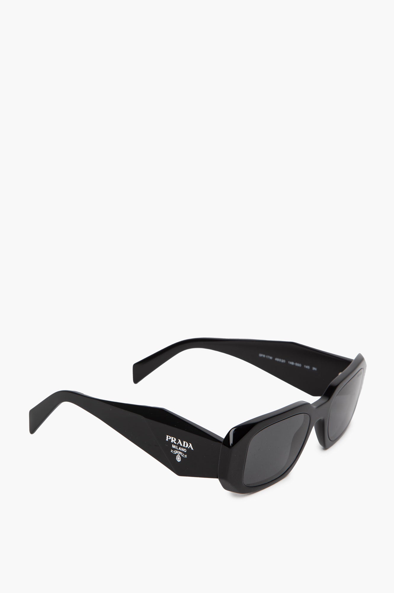 Prada Black PR 17WS Rectangle Sunglasses
