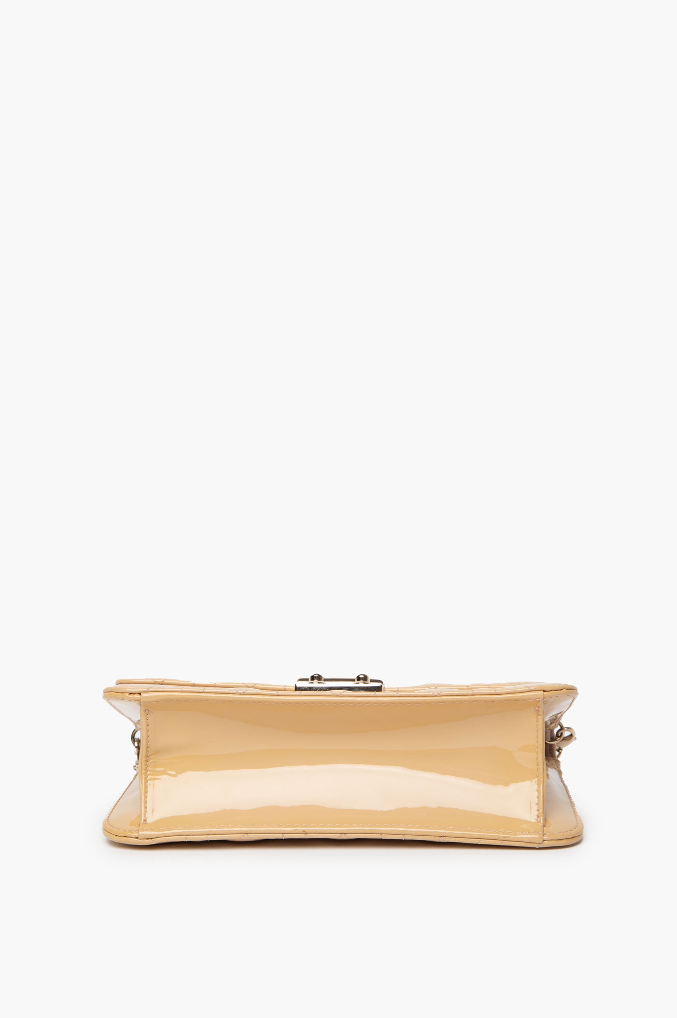 Christian Dior Miss Dior Yellow Patent Crossbody Bag
