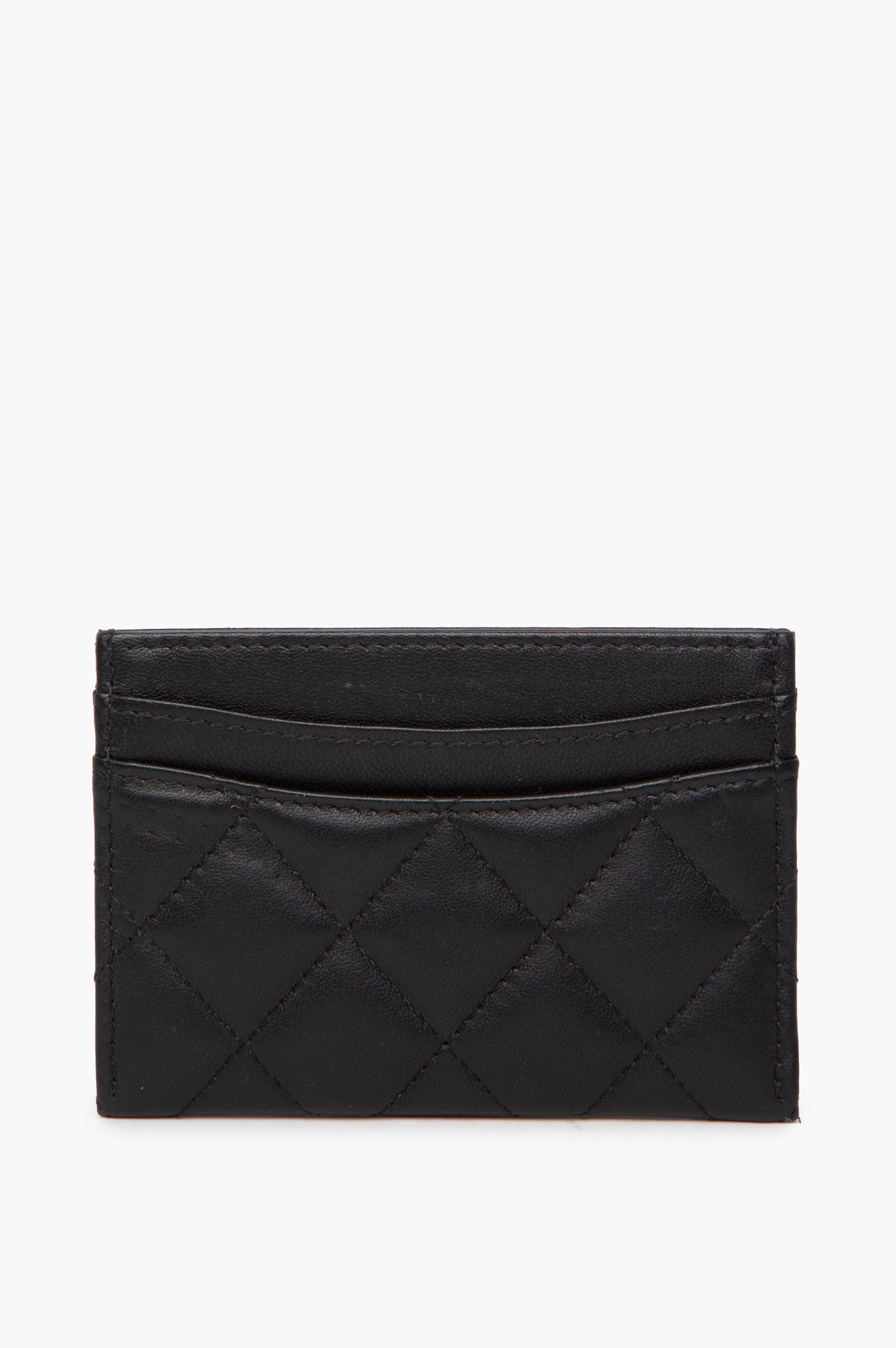 Chanel Black Lambskin Classic Cardholder