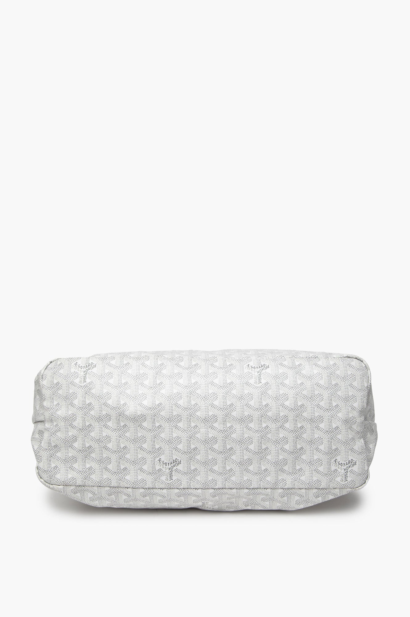 Goyard White Goyardine Bohème Hobo Bag