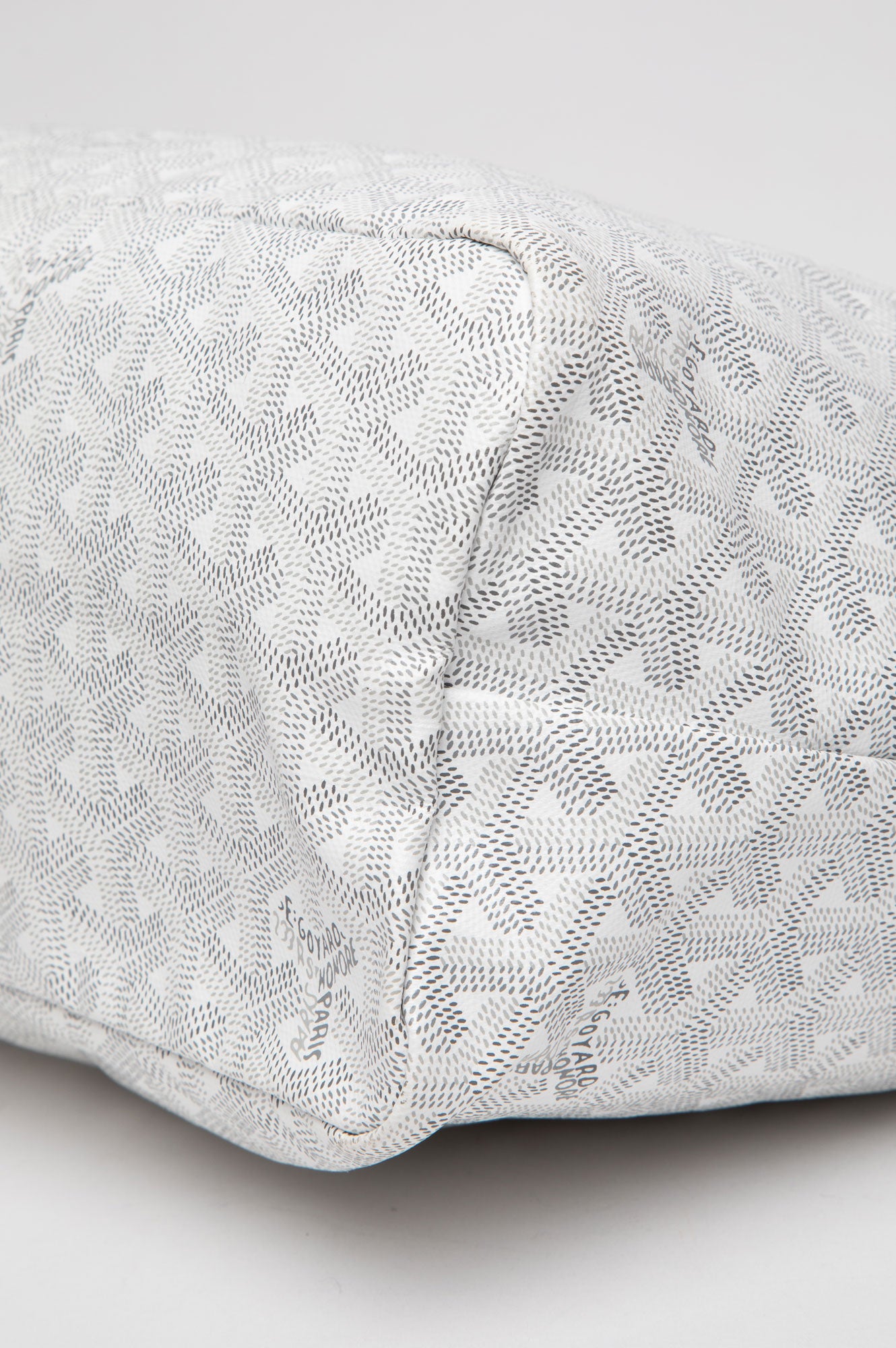 Goyard White Goyardine Bohème Hobo Bag