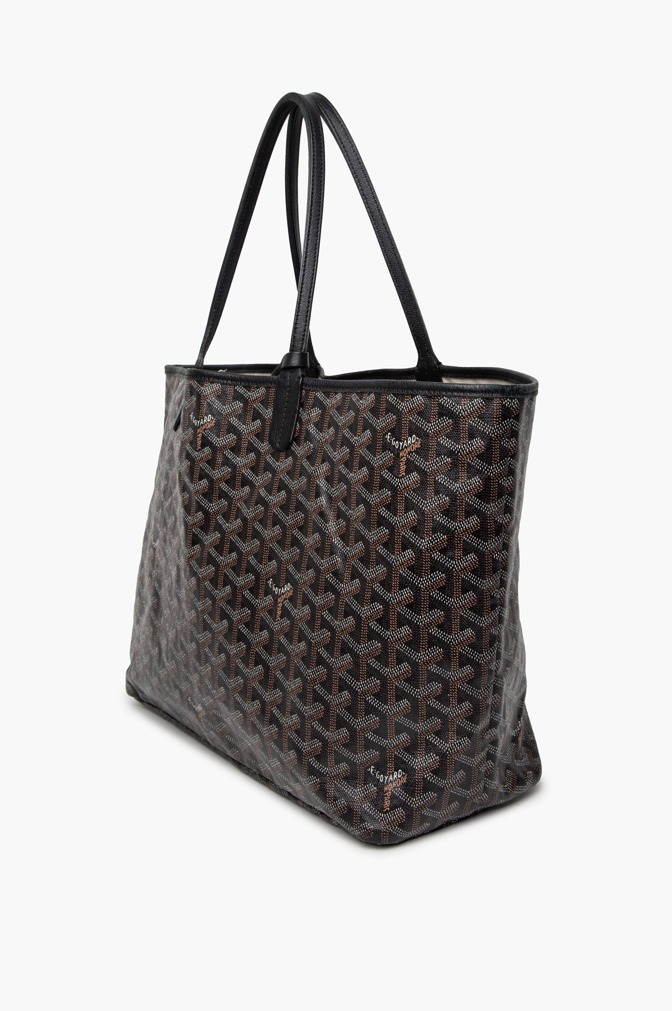 Goyard Black Goyardine Saint Louis PM