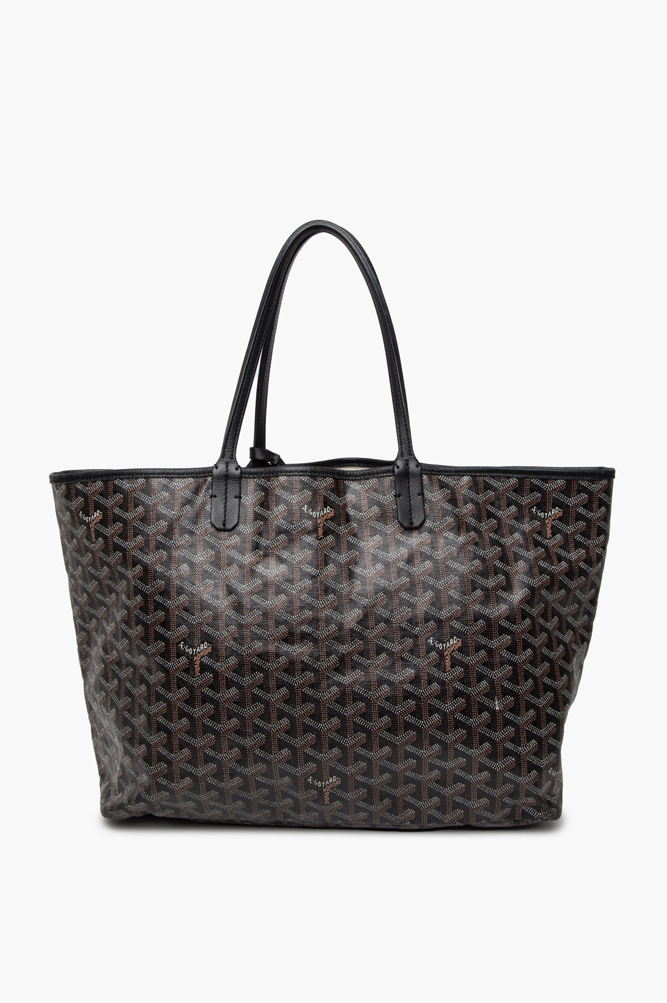 Goyard Black Goyardine Saint Louis PM