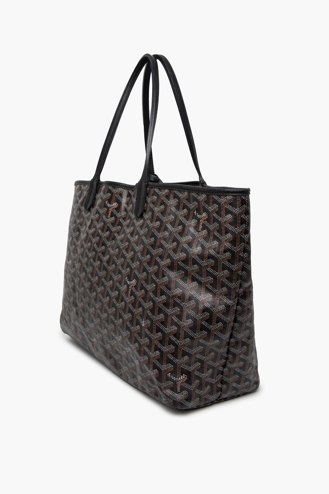 Goyard Black Goyardine Saint Louis PM