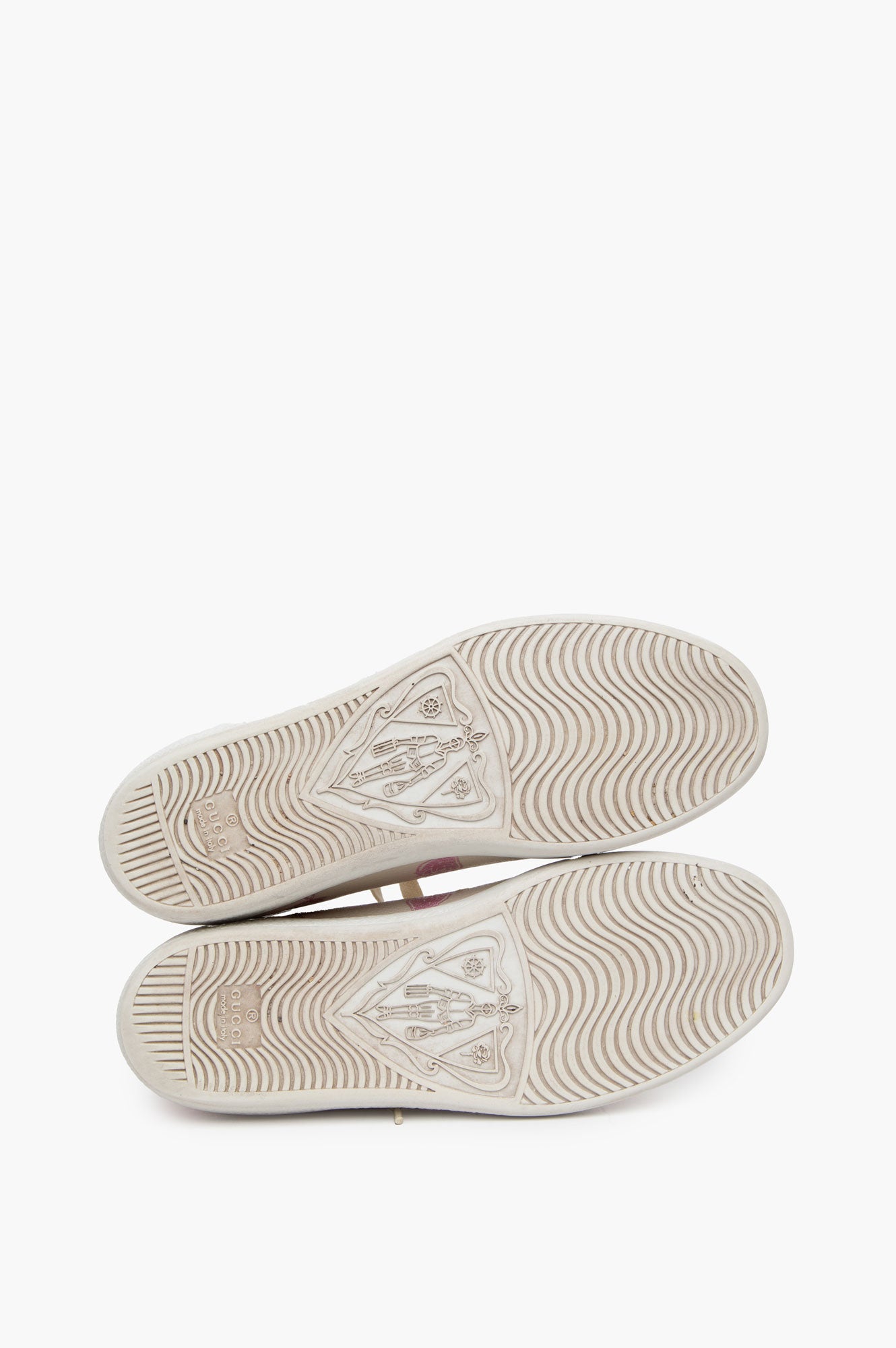 Gucci Metallic Pink Strawberry & Cherry Sneaker Size 37.5