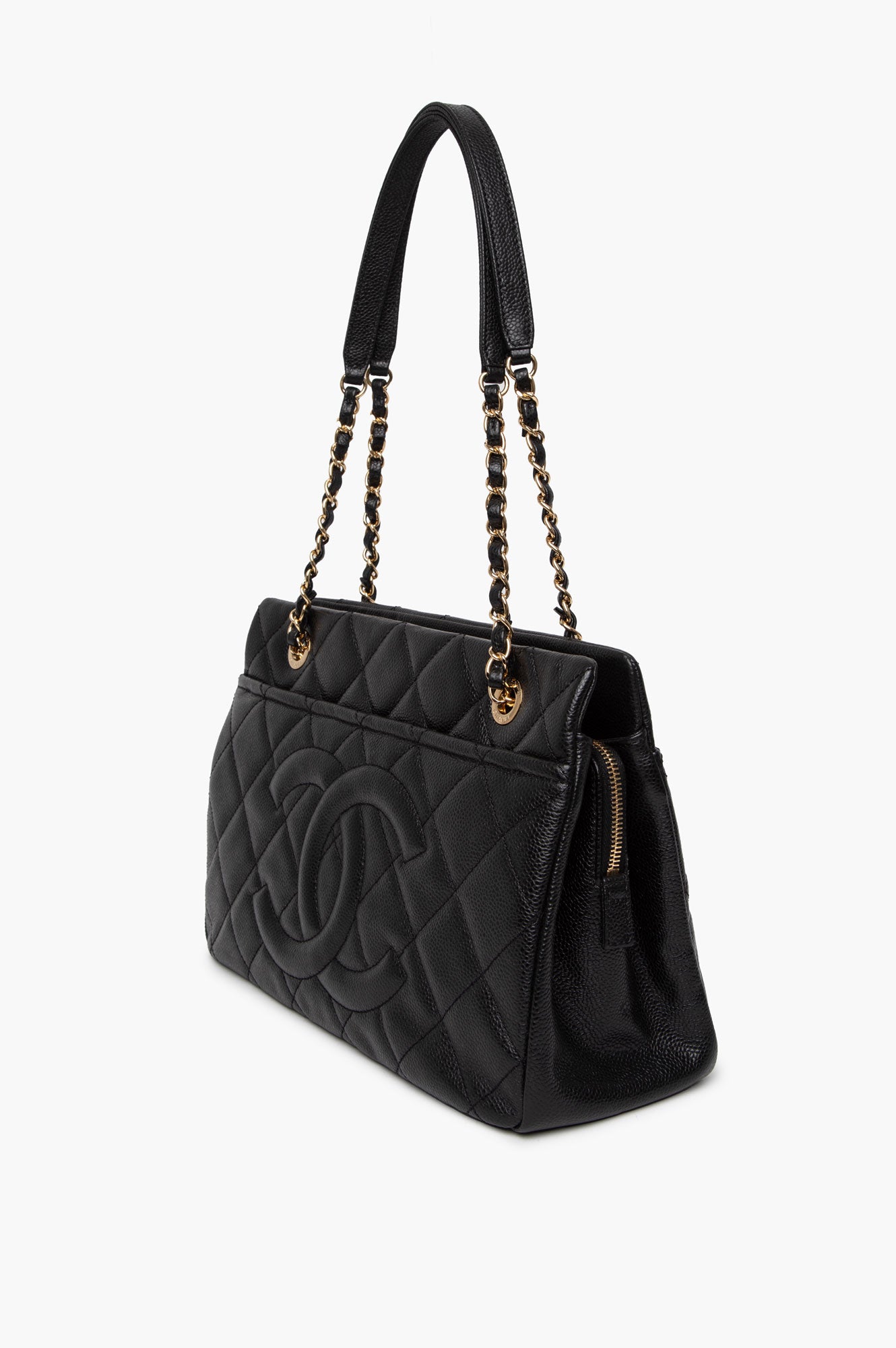 Chanel Black Caviar Timeless Tote