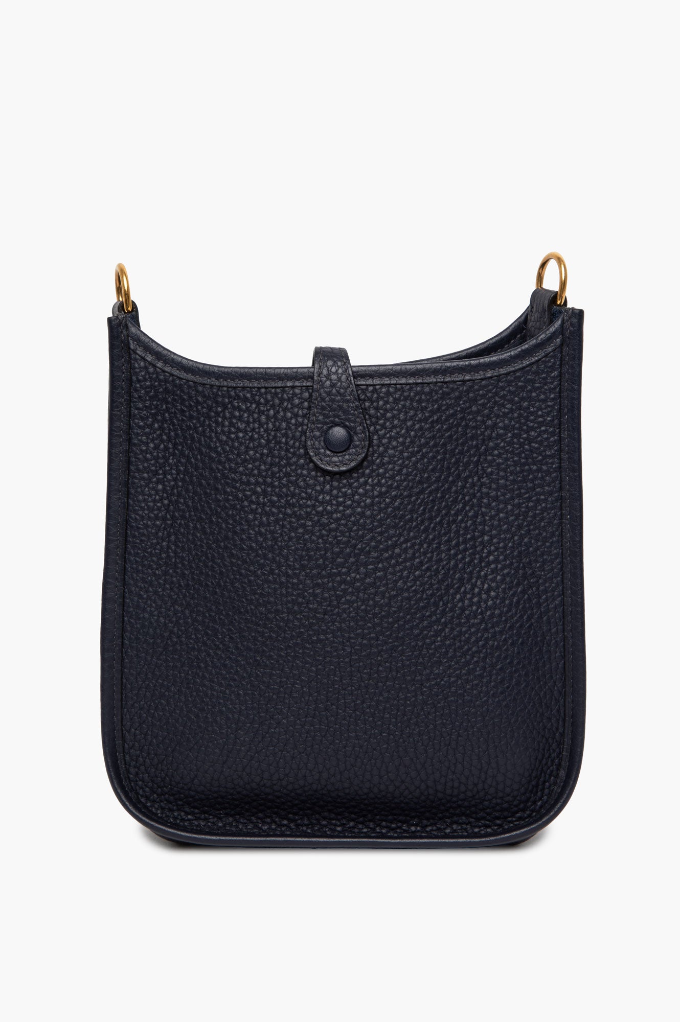 Hermès Navy Clemence TPM 16 Evelyne Bag
