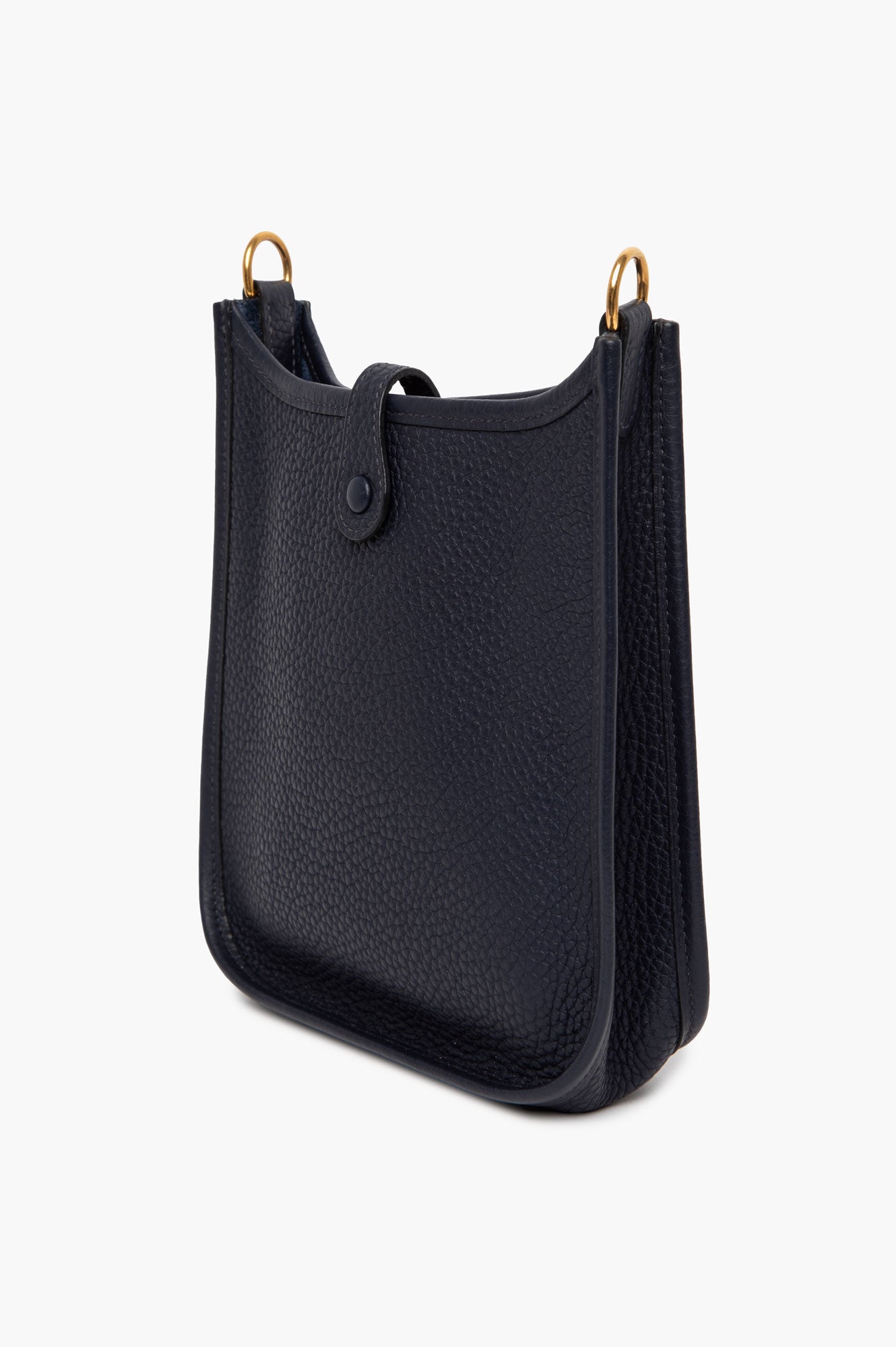 Hermès Navy Clemence TPM 16 Evelyne Bag