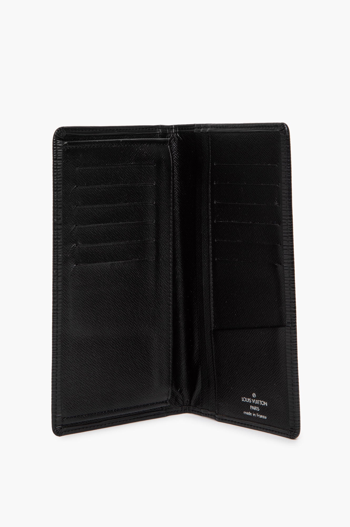 Louis Vuitton Black Epi Brazza Wallet