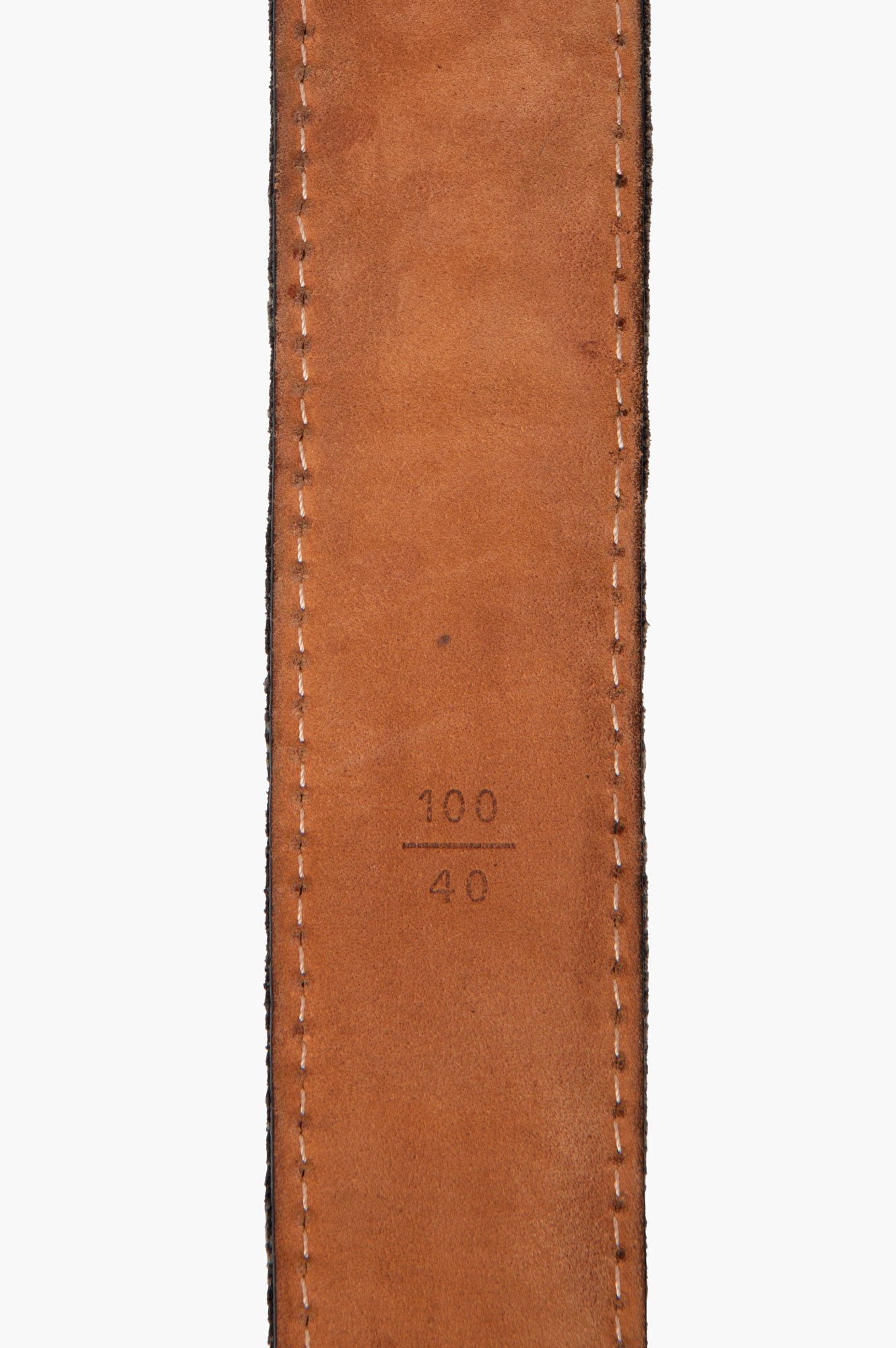 Louis Vuitton Black Denim Monogram Belt 100/40