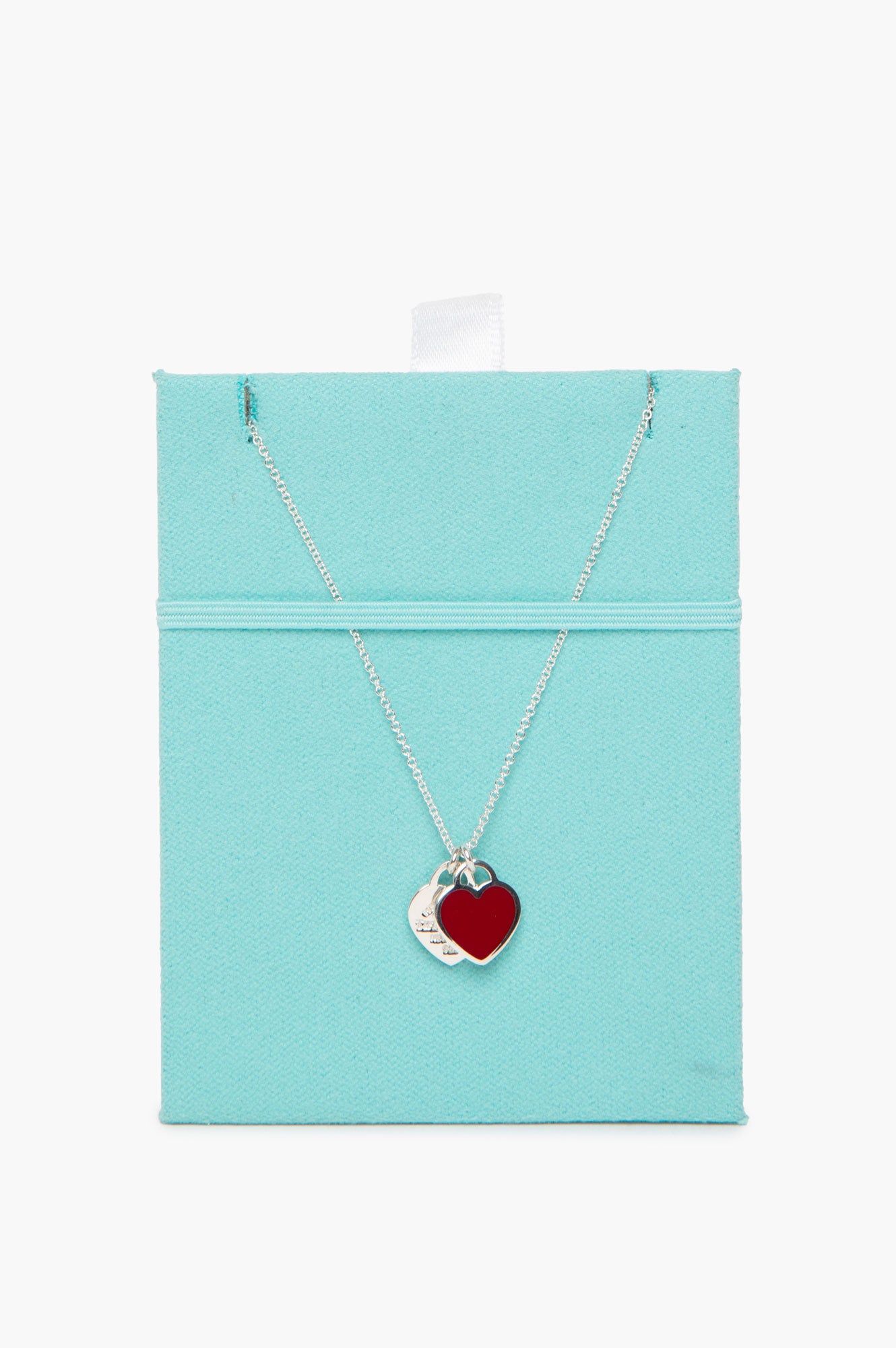 Tiffany & Co. Return to Tiffany Double Heart Tag Necklace