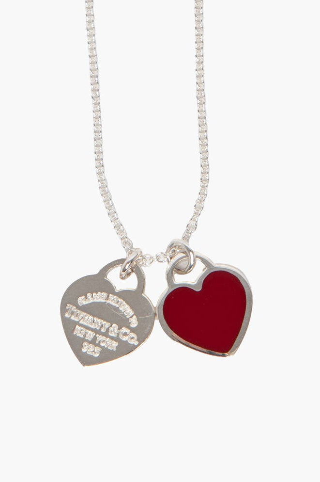 Tiffany & Co. Return to Tiffany Double Heart Tag Necklace