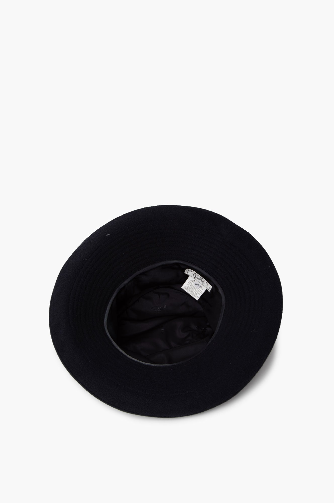 Hermes Navy Blue Cashmere Hat Size 58