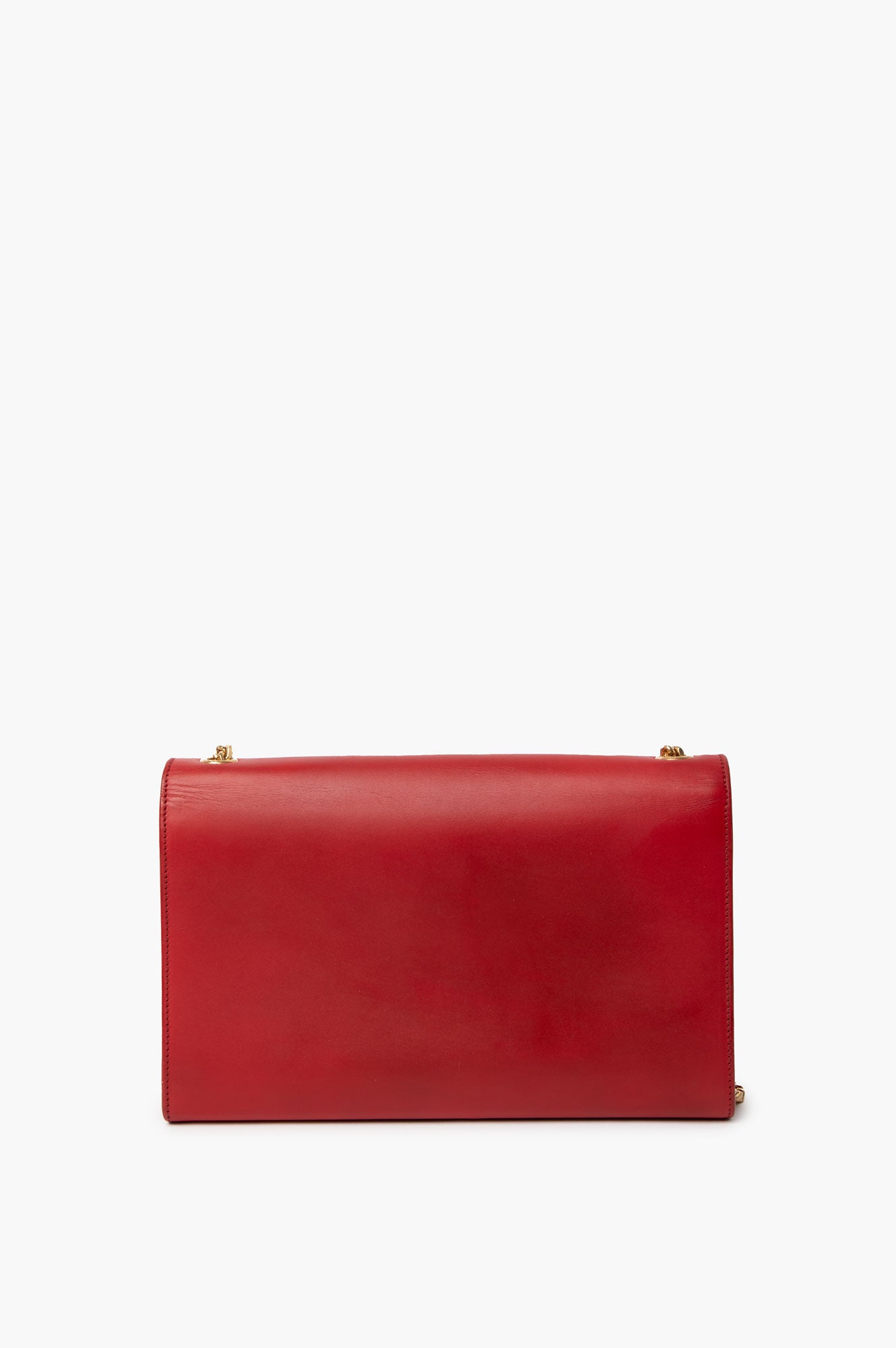 Saint Laurent Red Calfskin Medium Classic Kate Tassel Bag