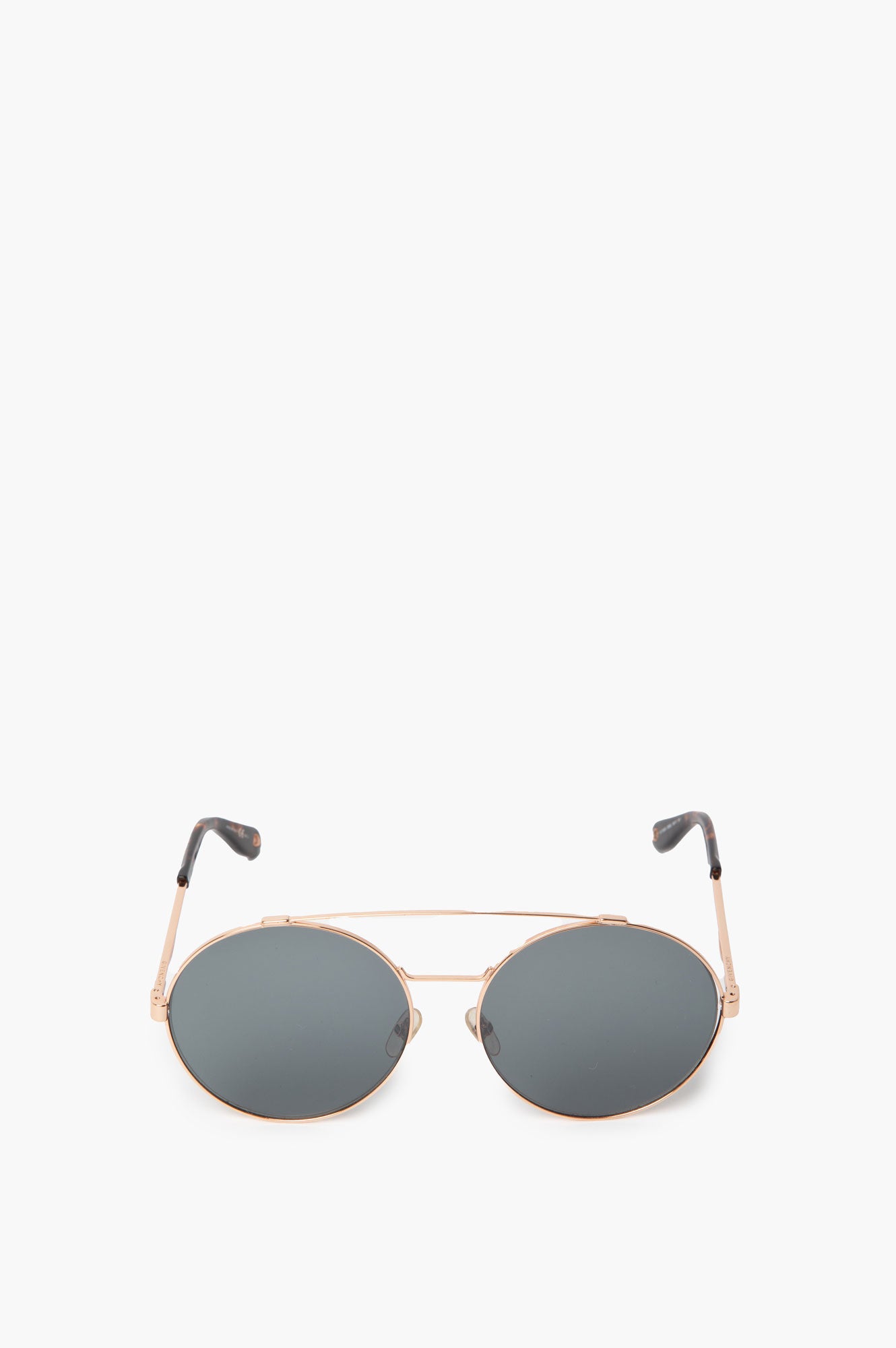 Givenchy Gold Frame Round Sunglasses