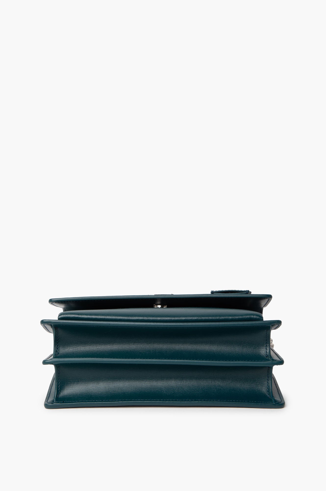 Saint Laurent Teal Medium Sunset Shoulder Bag
