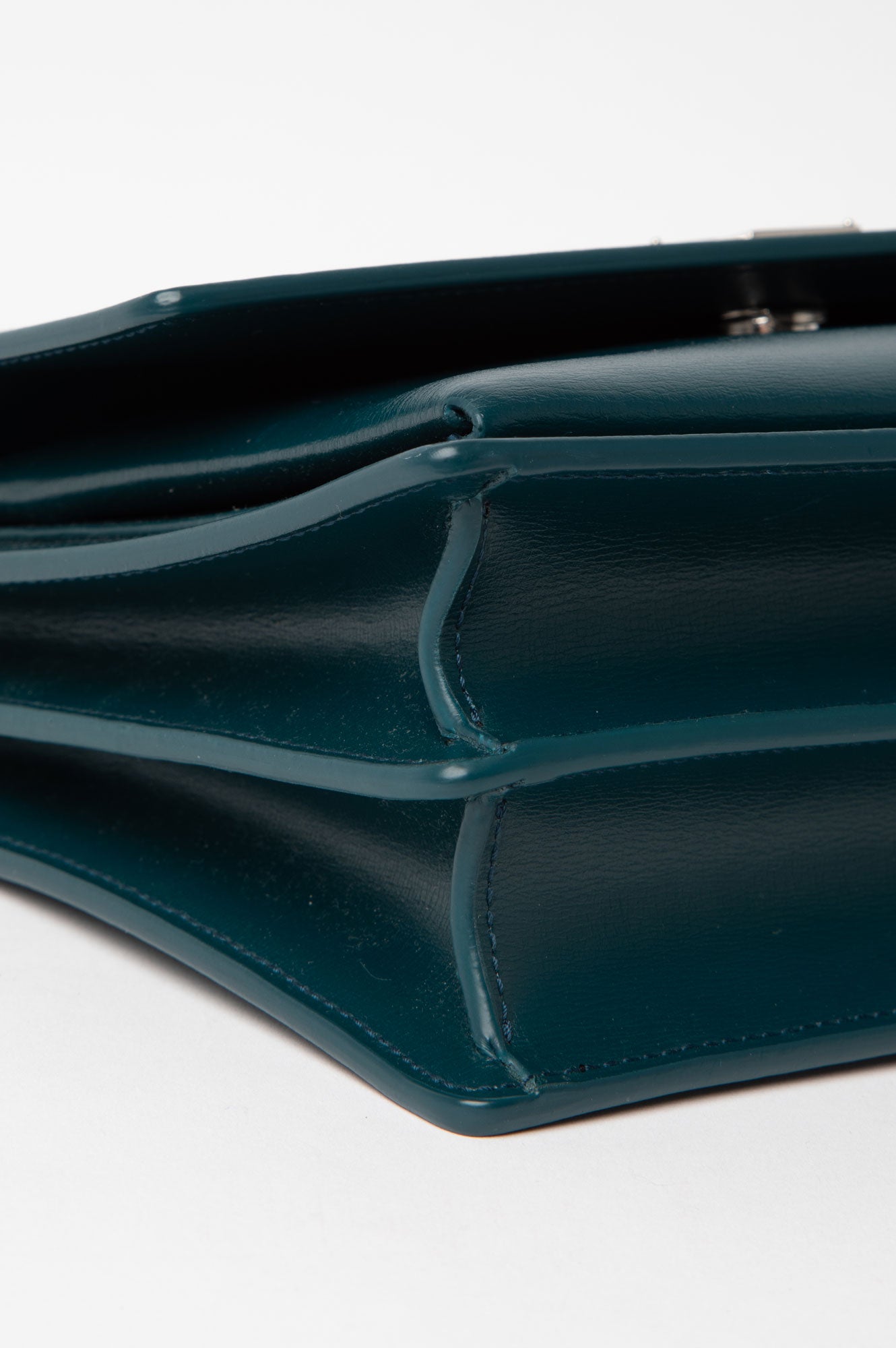 Saint Laurent Teal Medium Sunset Shoulder Bag