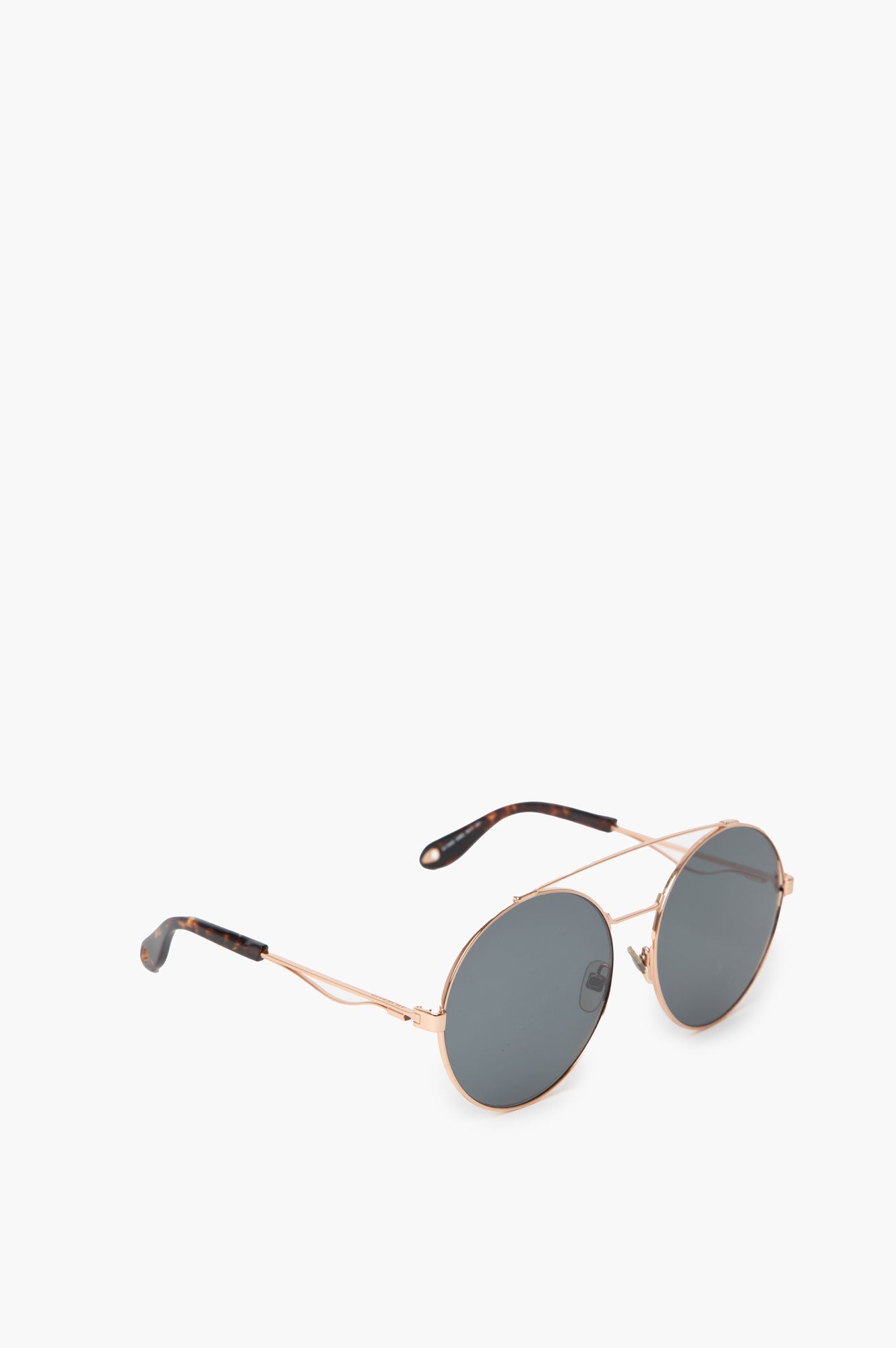 Givenchy Gold Frame Round Sunglasses