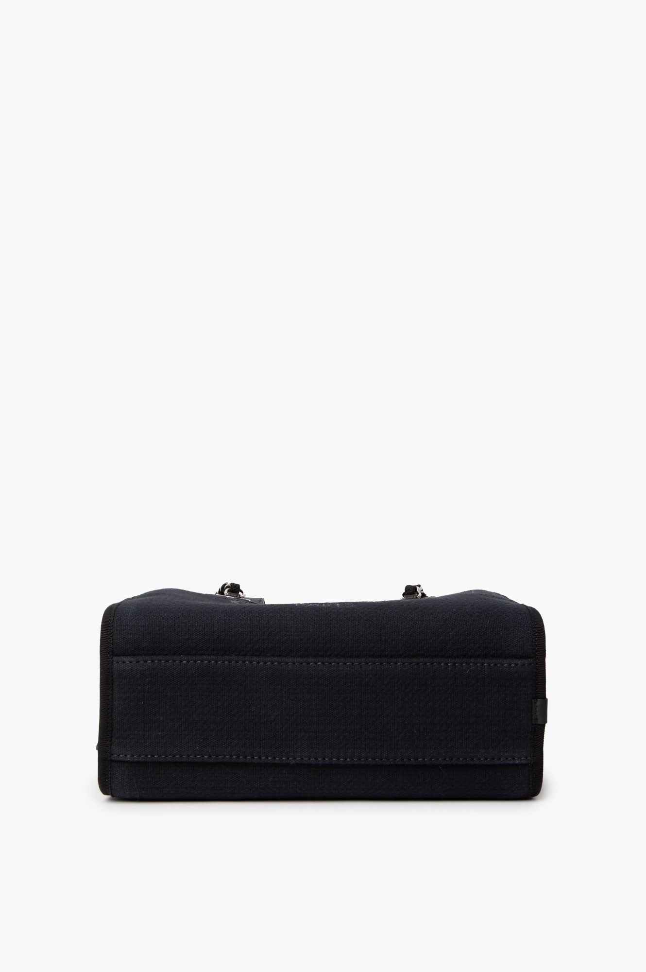 Chanel Black Canvas Mini Deauville Bag