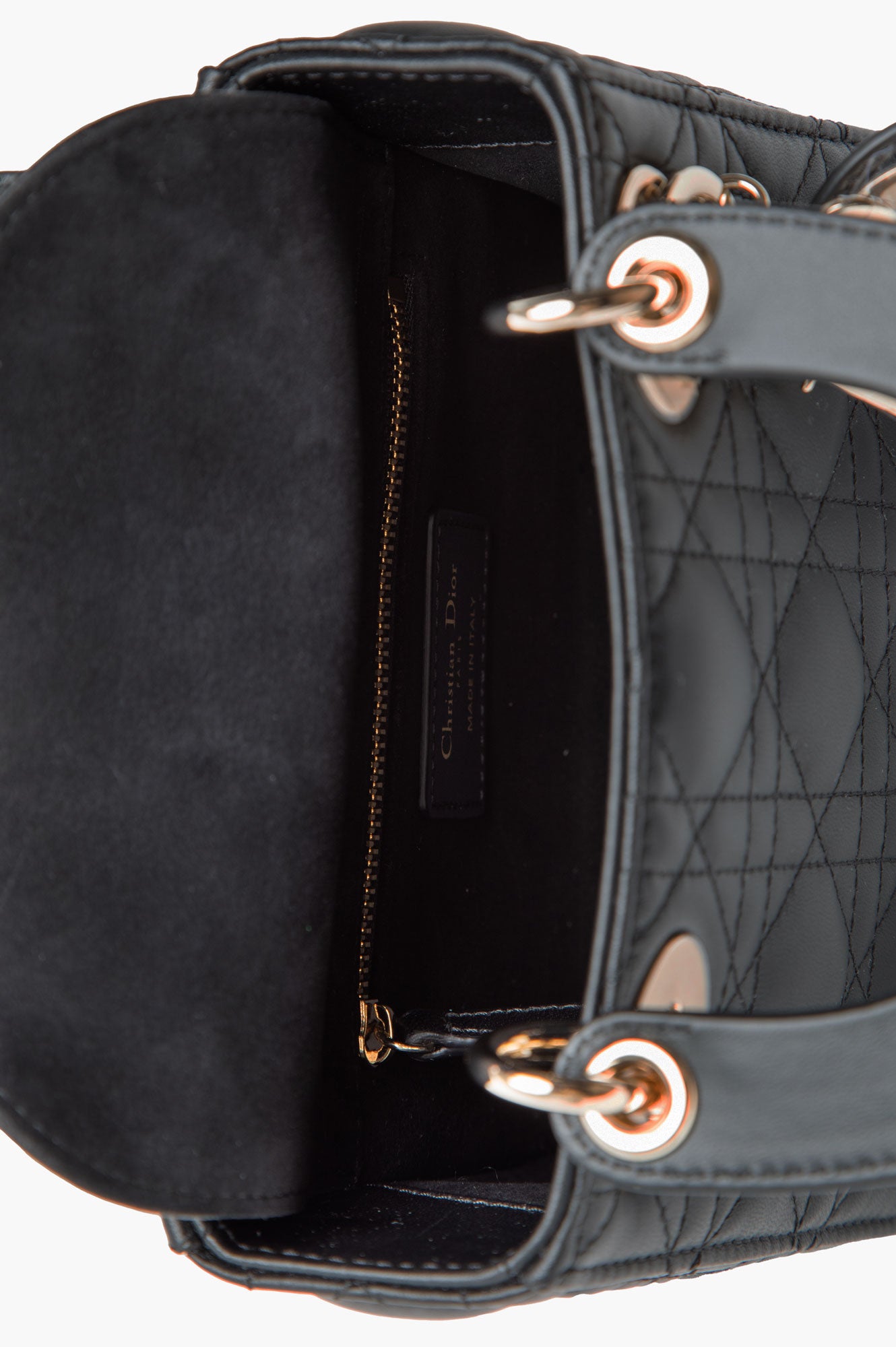Dior Mini Lady Dior Black Cannage Lambskin