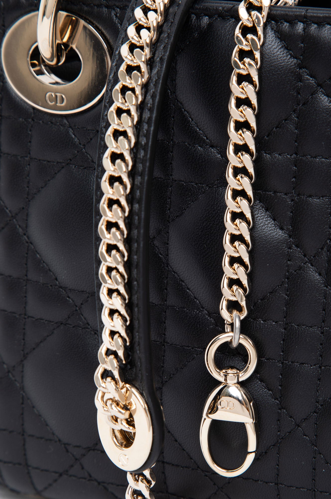 Dior Mini Lady Dior Black Cannage Lambskin