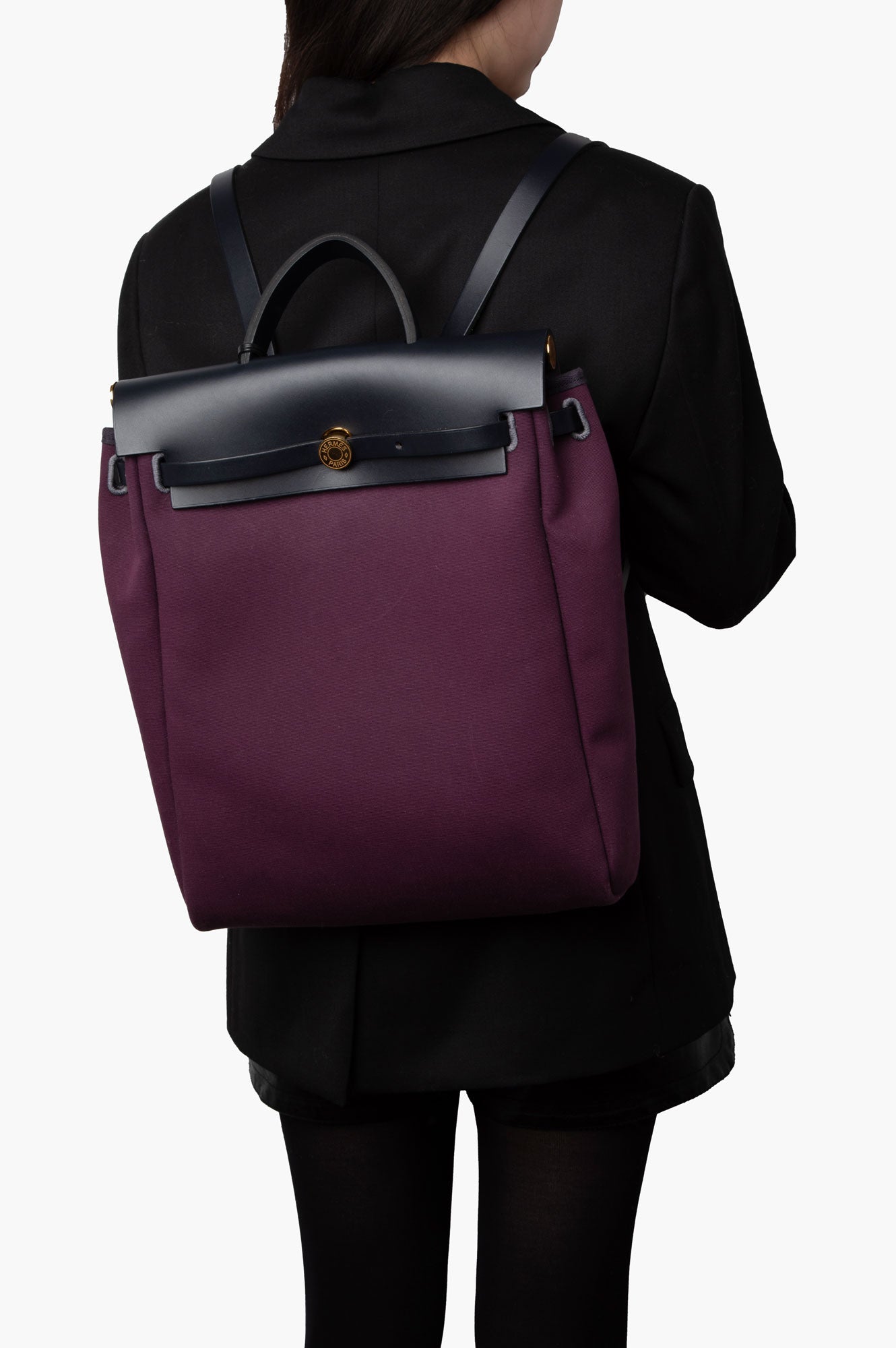 Hermes 2021 Purple Herbag Backpack