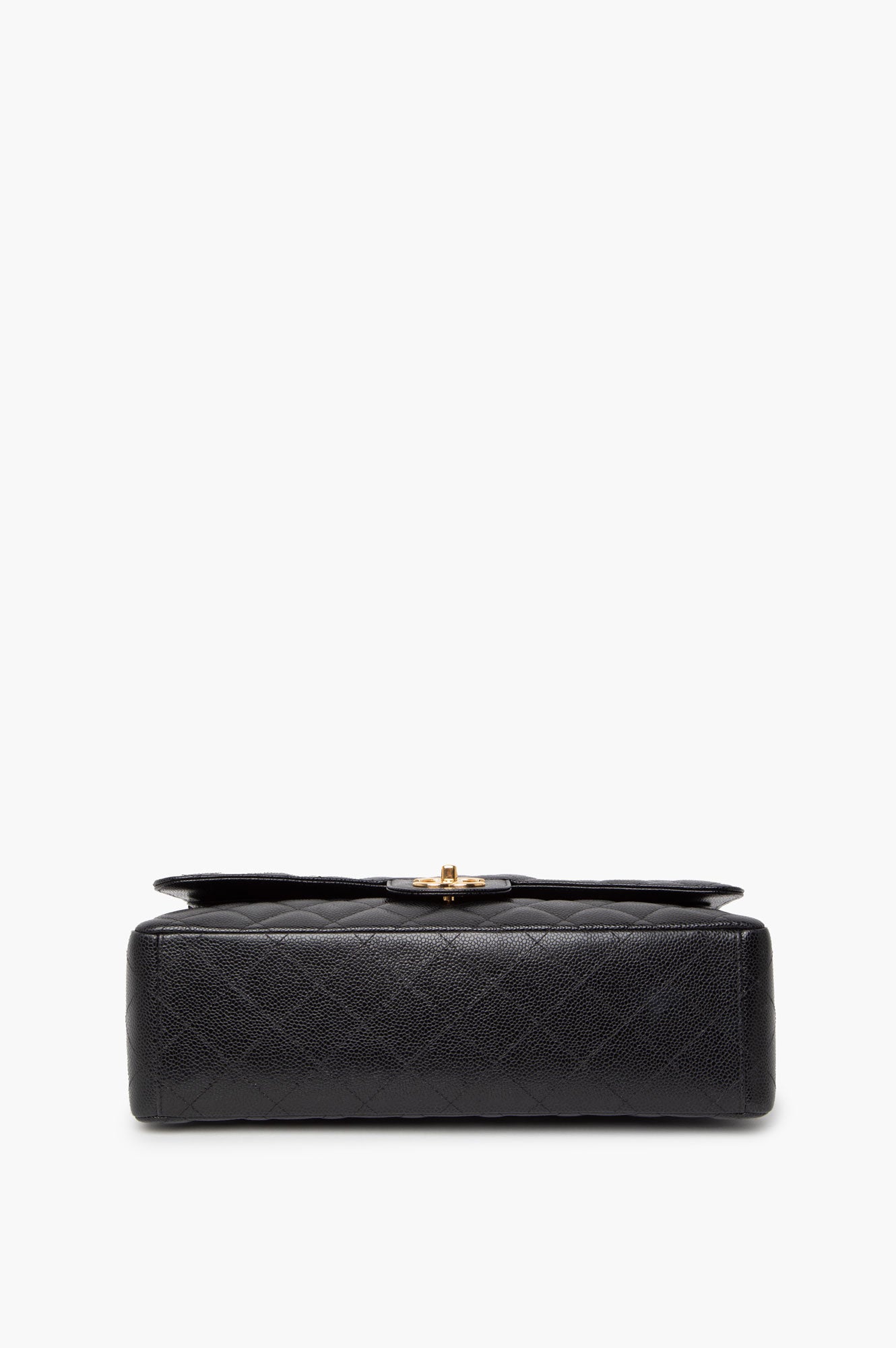 Chanel 2021 Black Caviar Maxi Classic Flap Bag