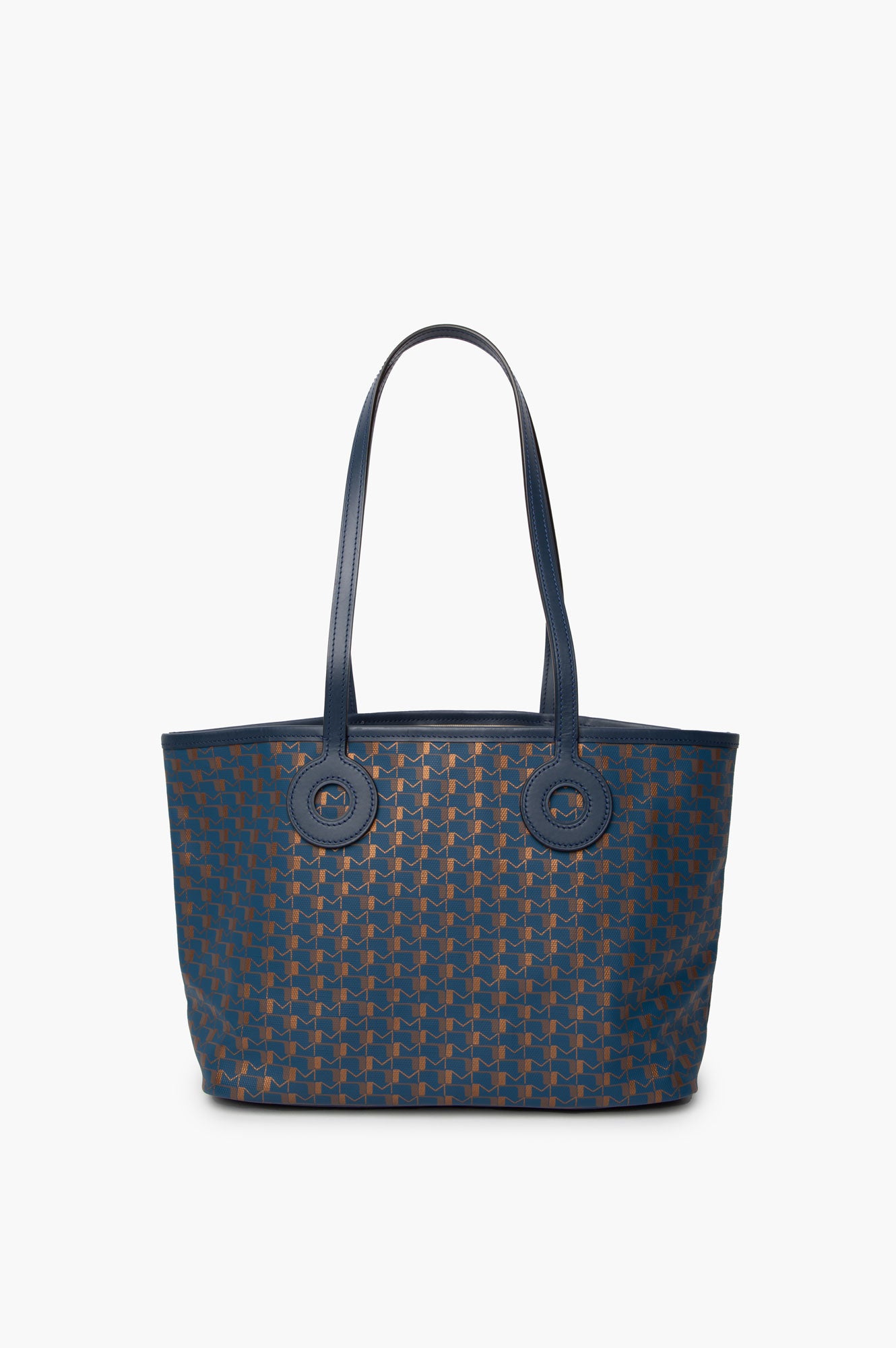 Moynat Blue Canvas Oh Tote Bag