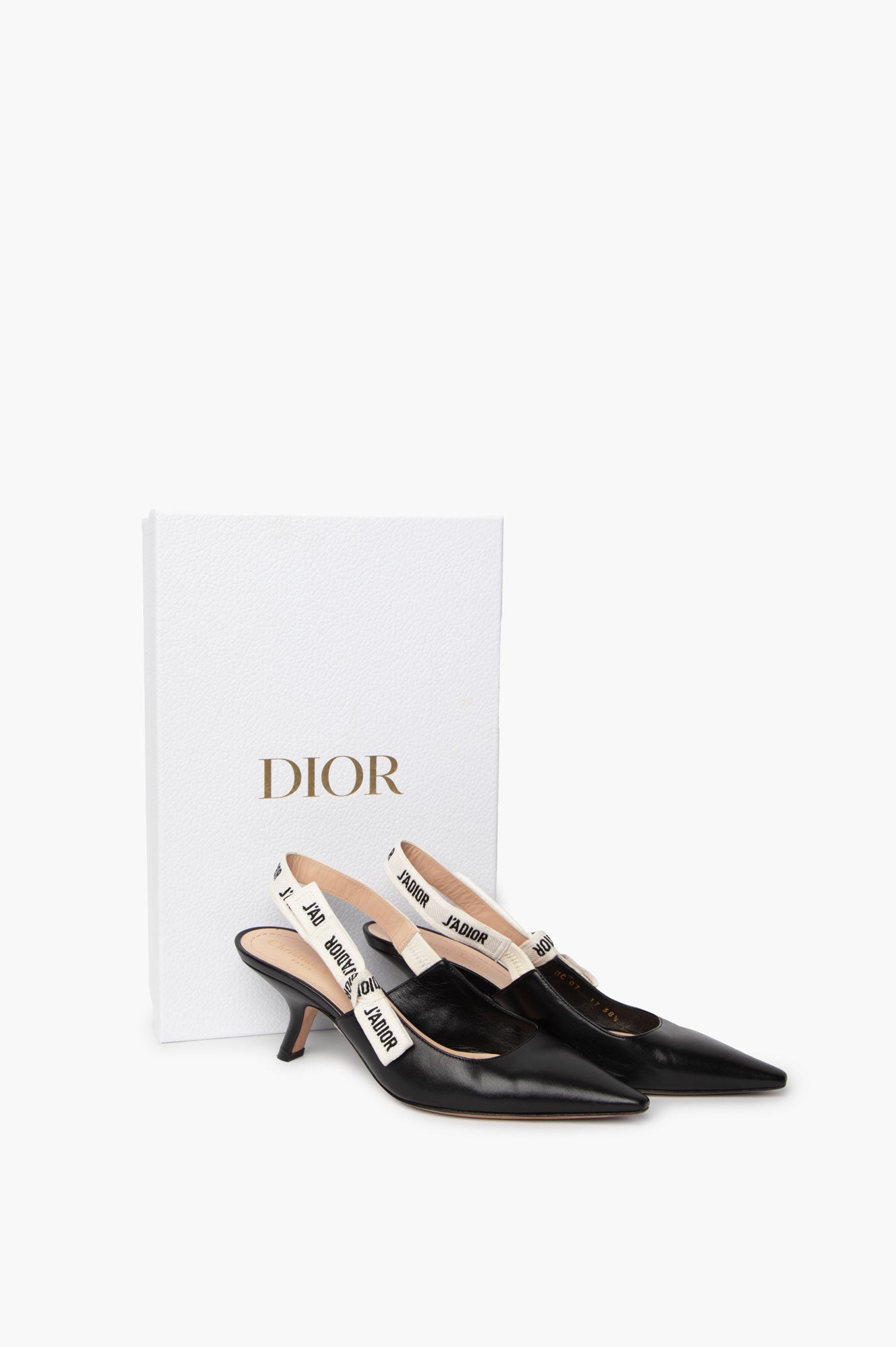 Christian Dior Ribbon J'adior Slingback Size 38.5