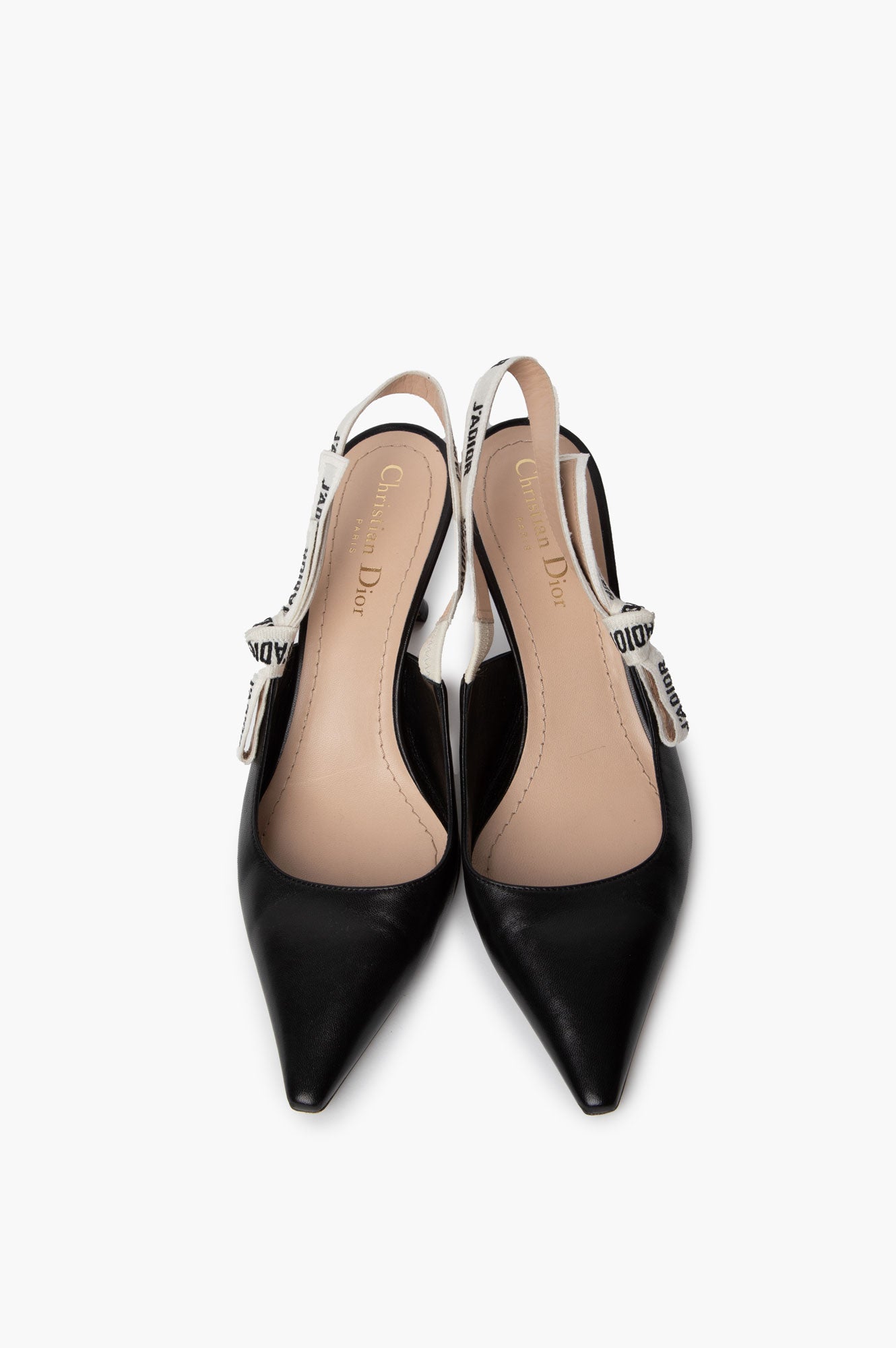 Christian Dior Ribbon J'adior Slingback Size 38.5