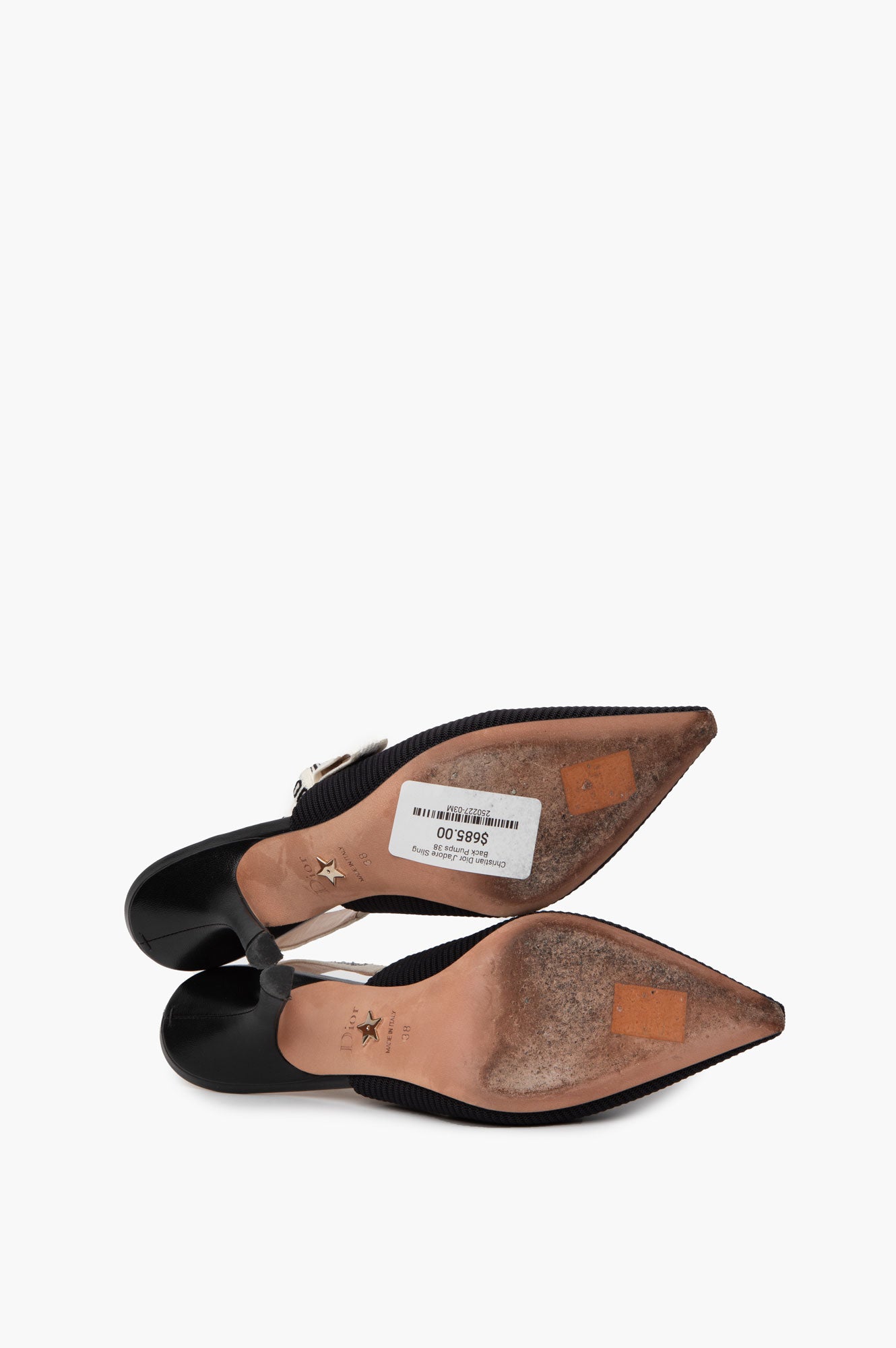 Christian Dior J'adore Sling Back Pumps 38