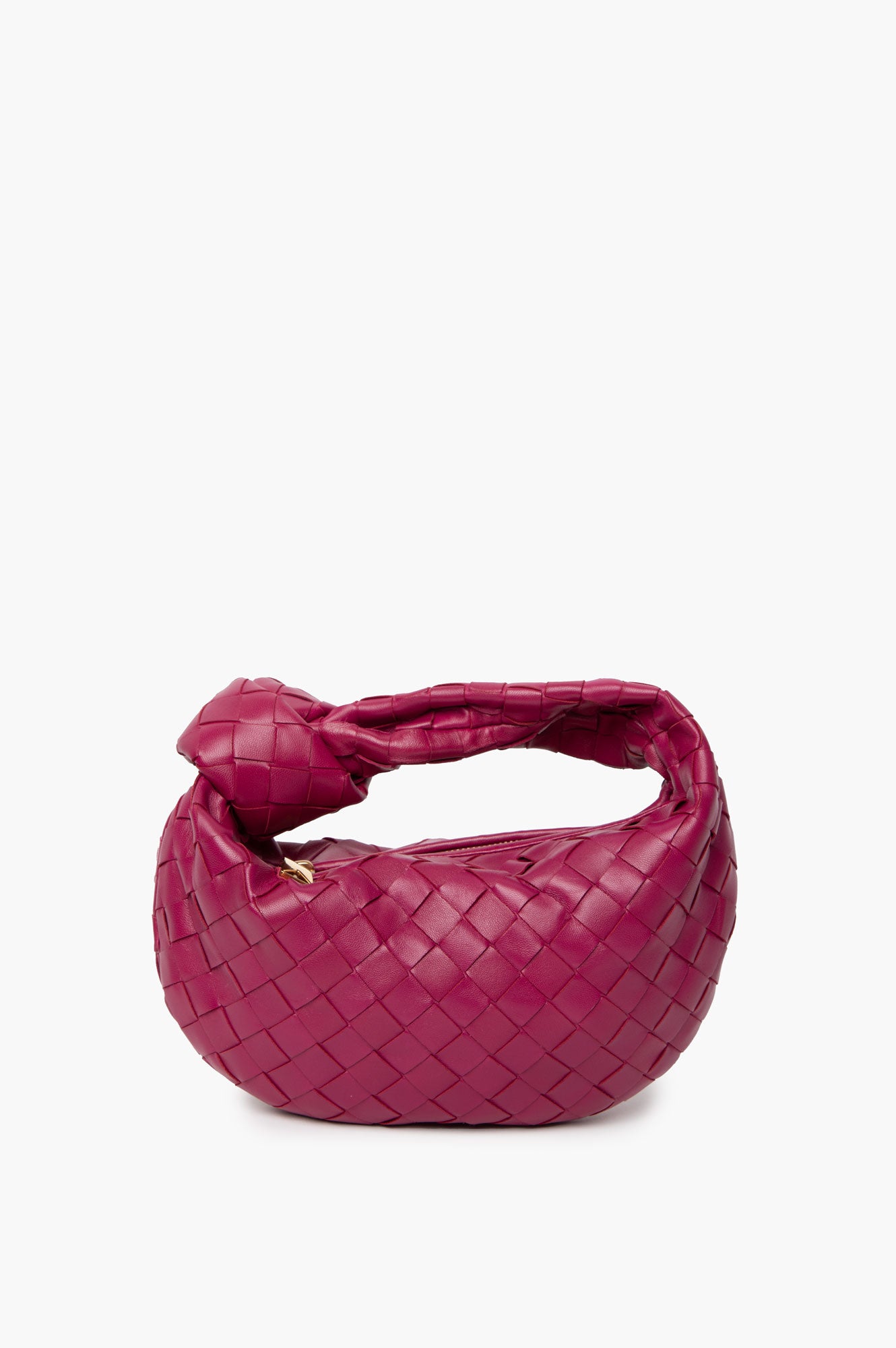 Bottega Veneta Pink Mini Intrecciato Jodie Bag