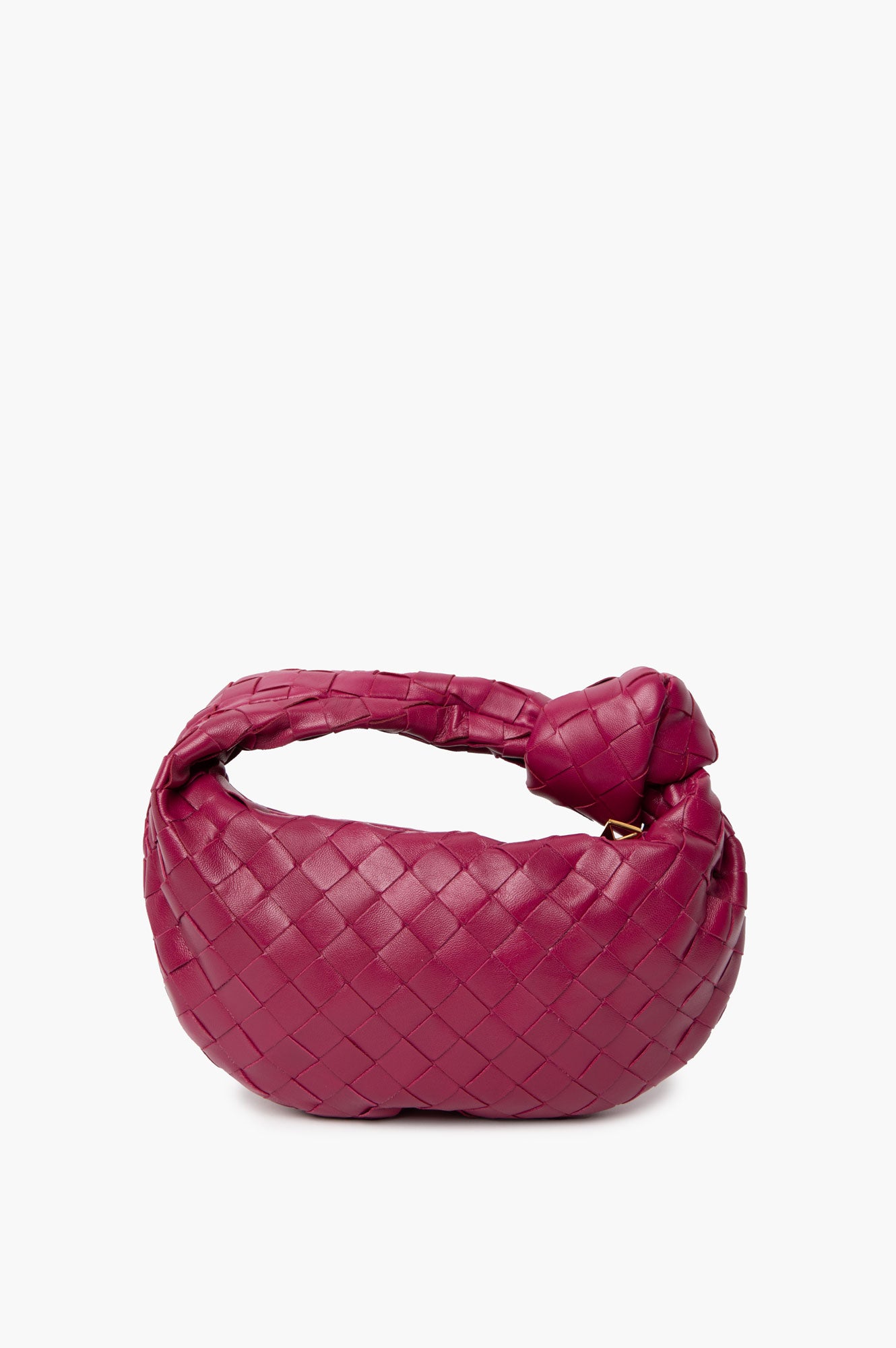Bottega Veneta Pink Mini Intrecciato Jodie Bag
