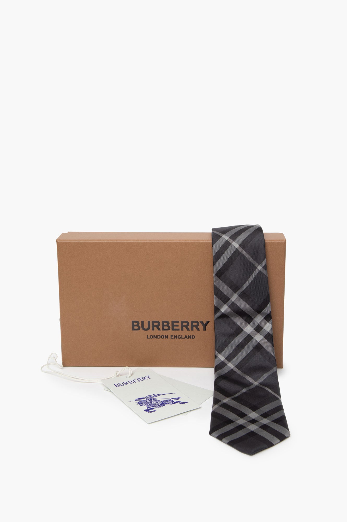 Burberry Classic Cut Vintage Check Silk Tie
