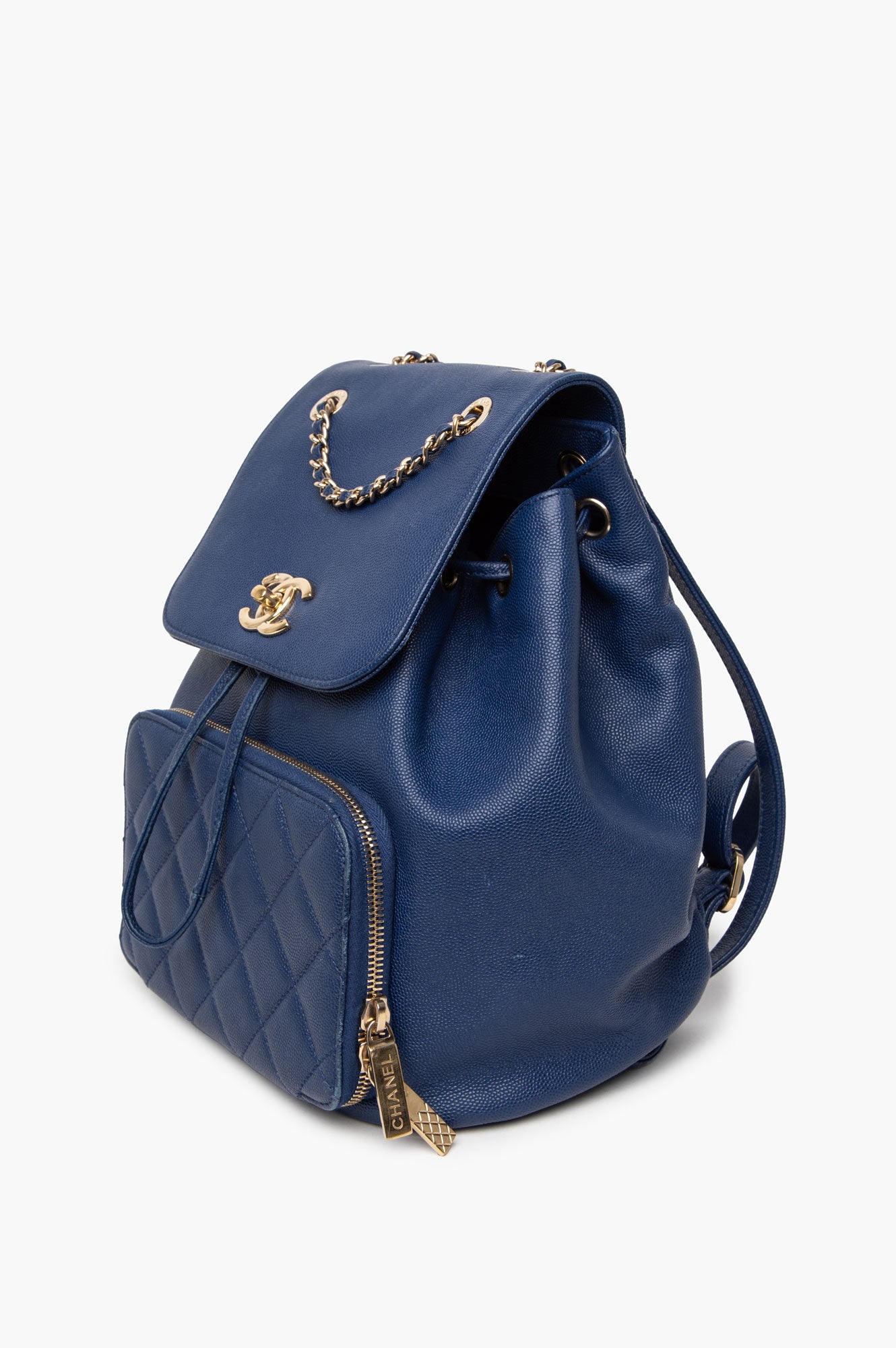 Chanel Blue Caviar Business Affinity Backpack