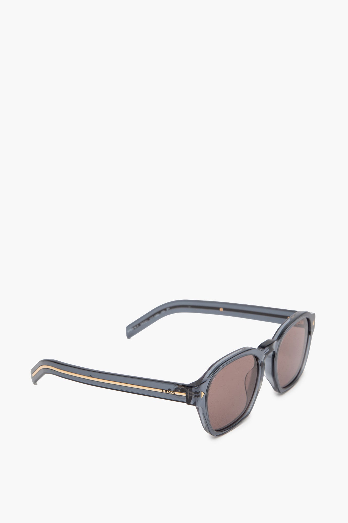 Prada Transparent Ocean OPR A16SF Square Sunglasses