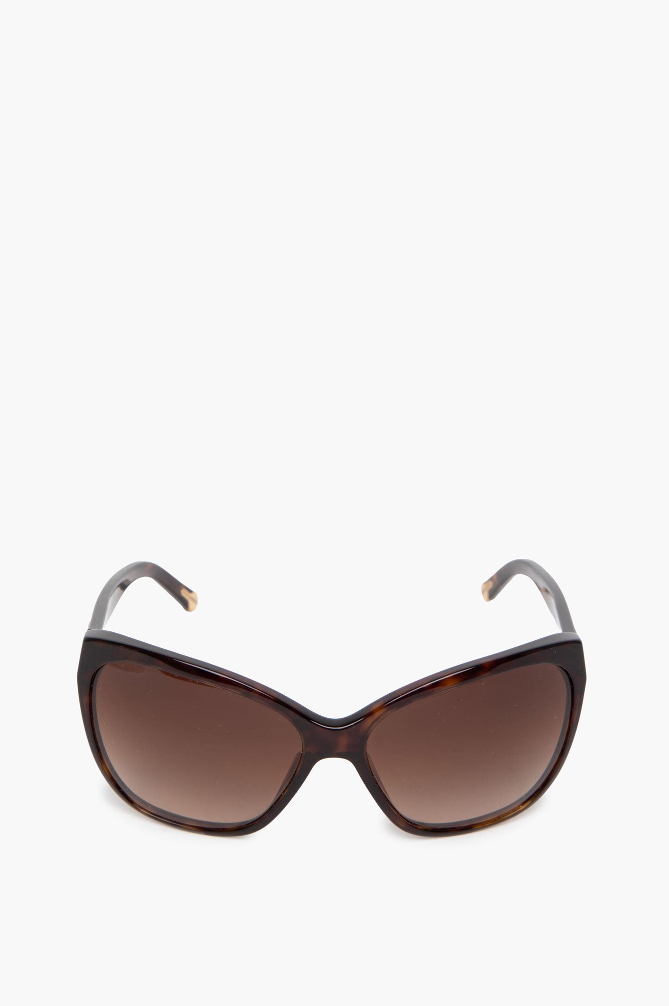 D&G Tortoiseshell Round Gradient Sunglasses