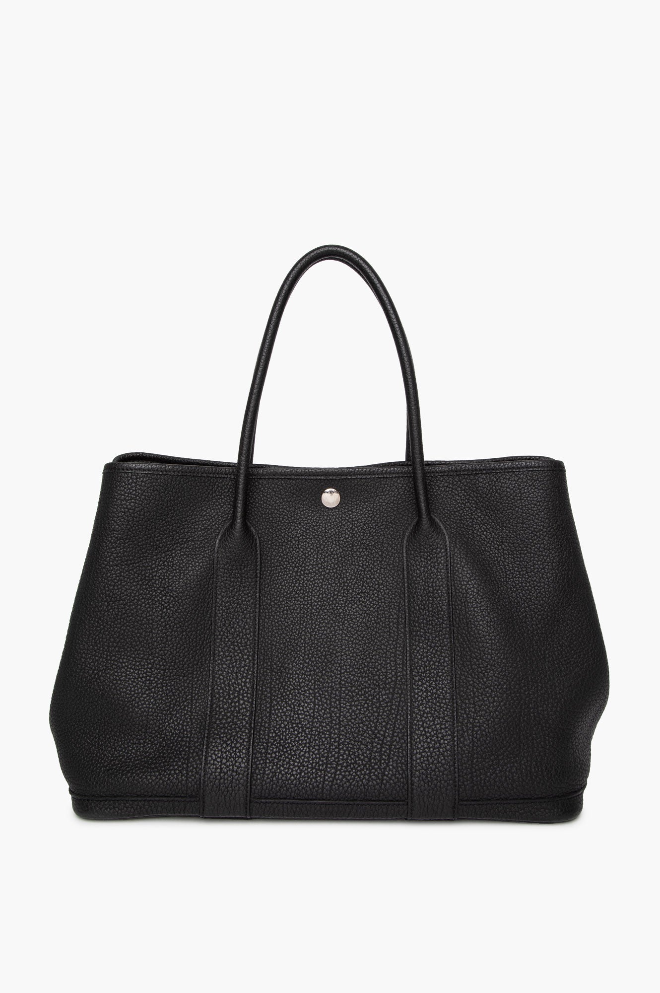 Hermès Black Negonda Leather Garden Party 36