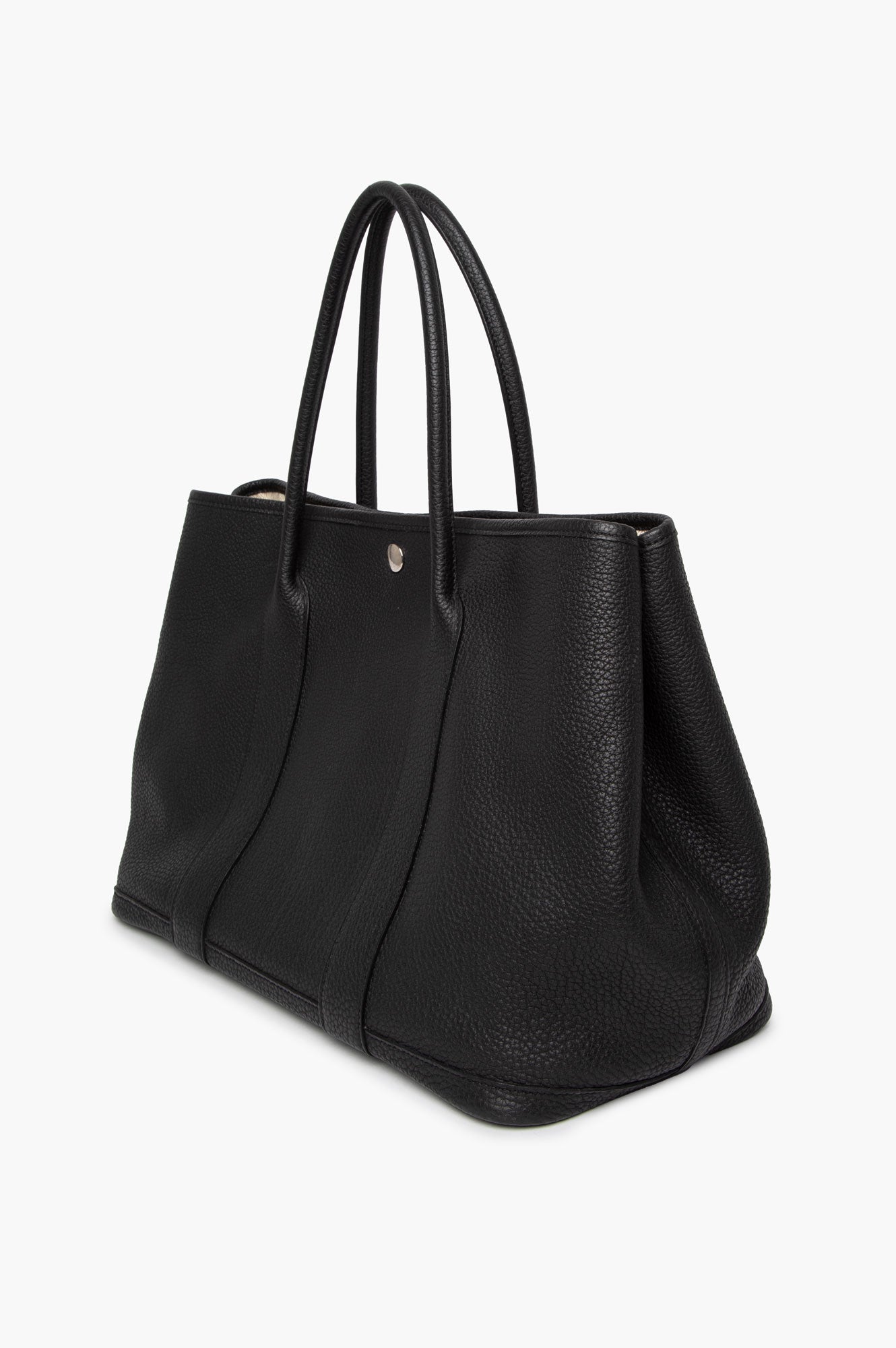 Hermès Black Negonda Leather Garden Party 36