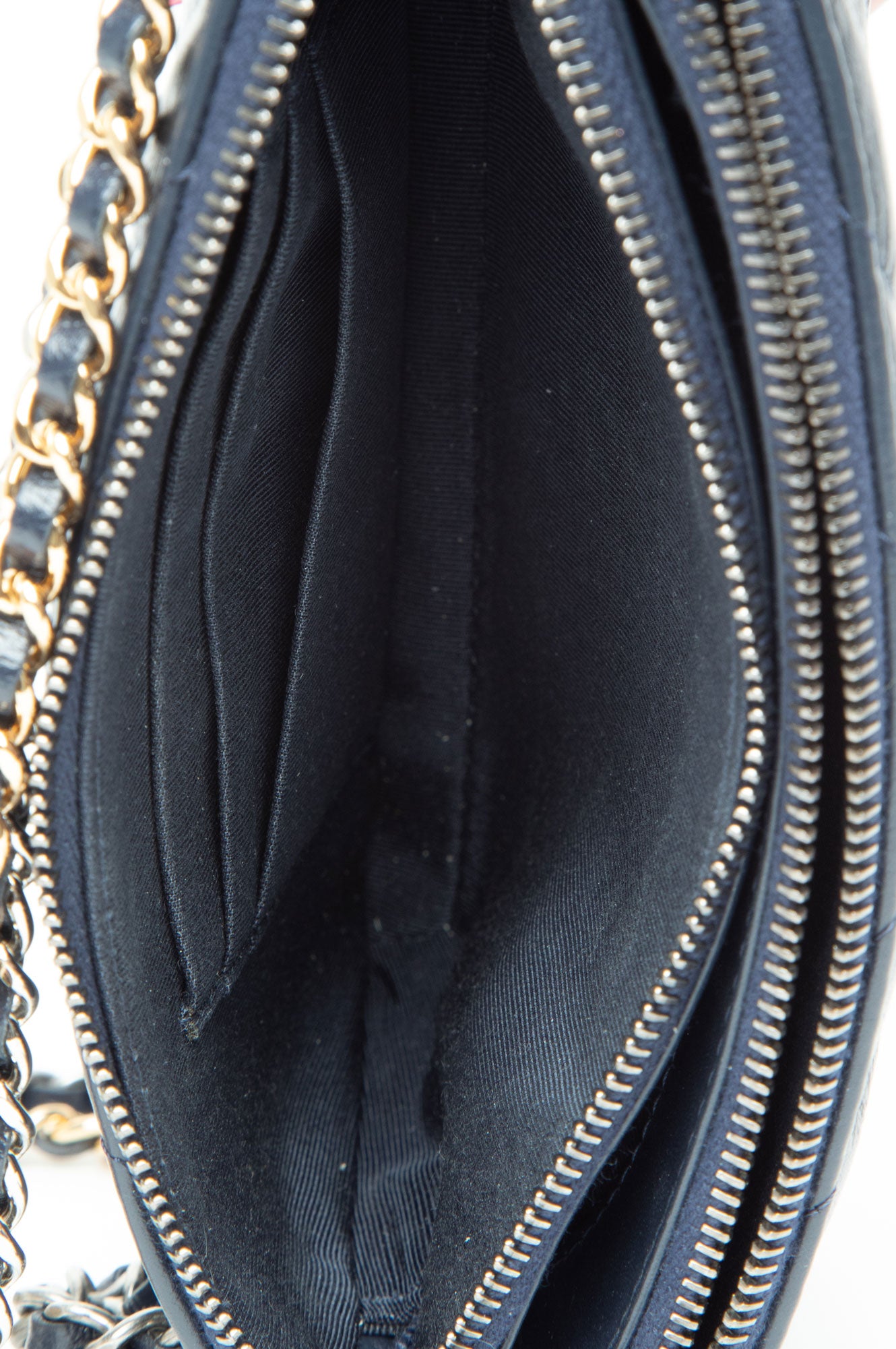 Chanel Navy Blue Aged Calfskin Mini Gabrielle Bag