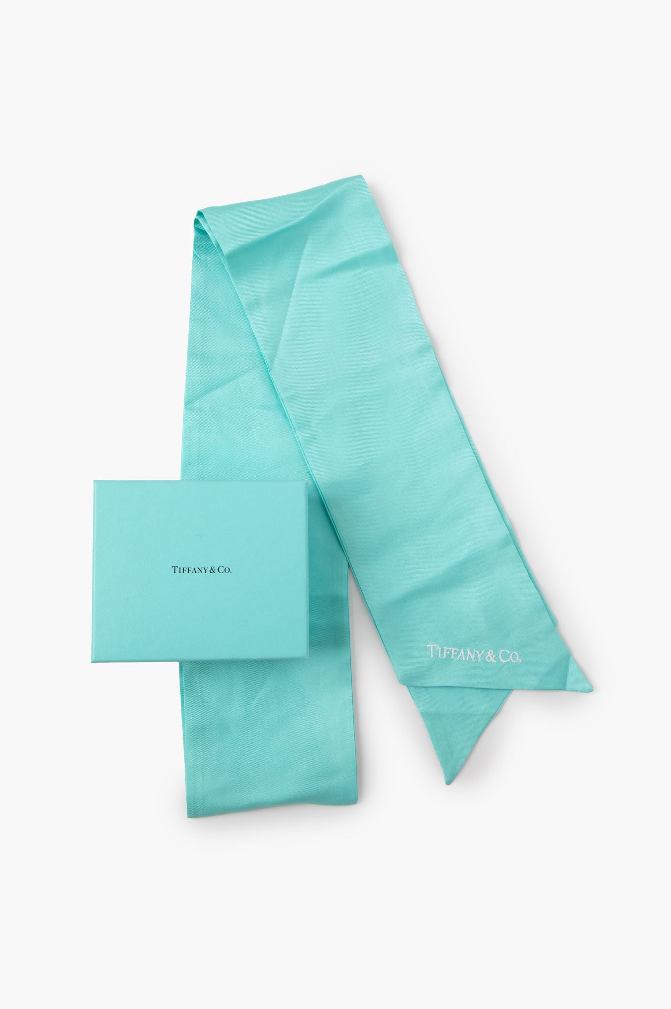 Tiffany Silk Scarf Blue