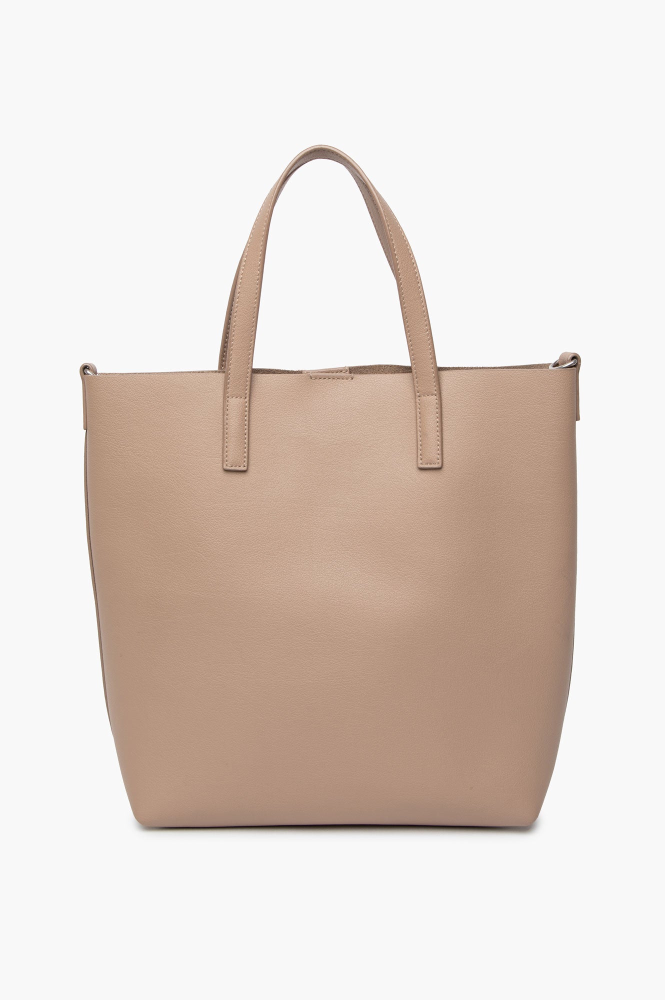 Saint Laurent Nude Beige Calfskin Toy Shopping Tote