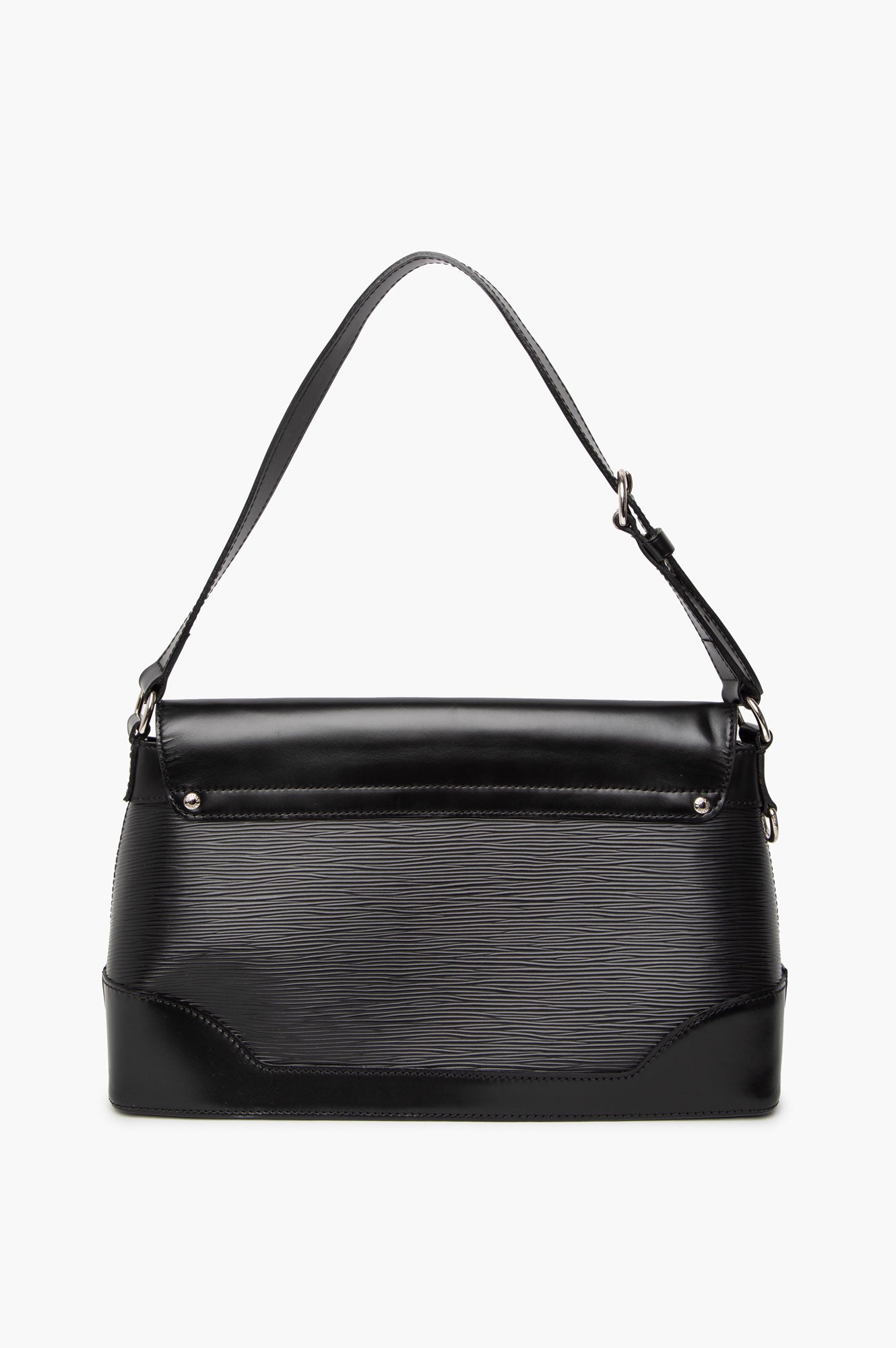 Louis Vutton Black Epi Bagatelle PM Shoulder Bag