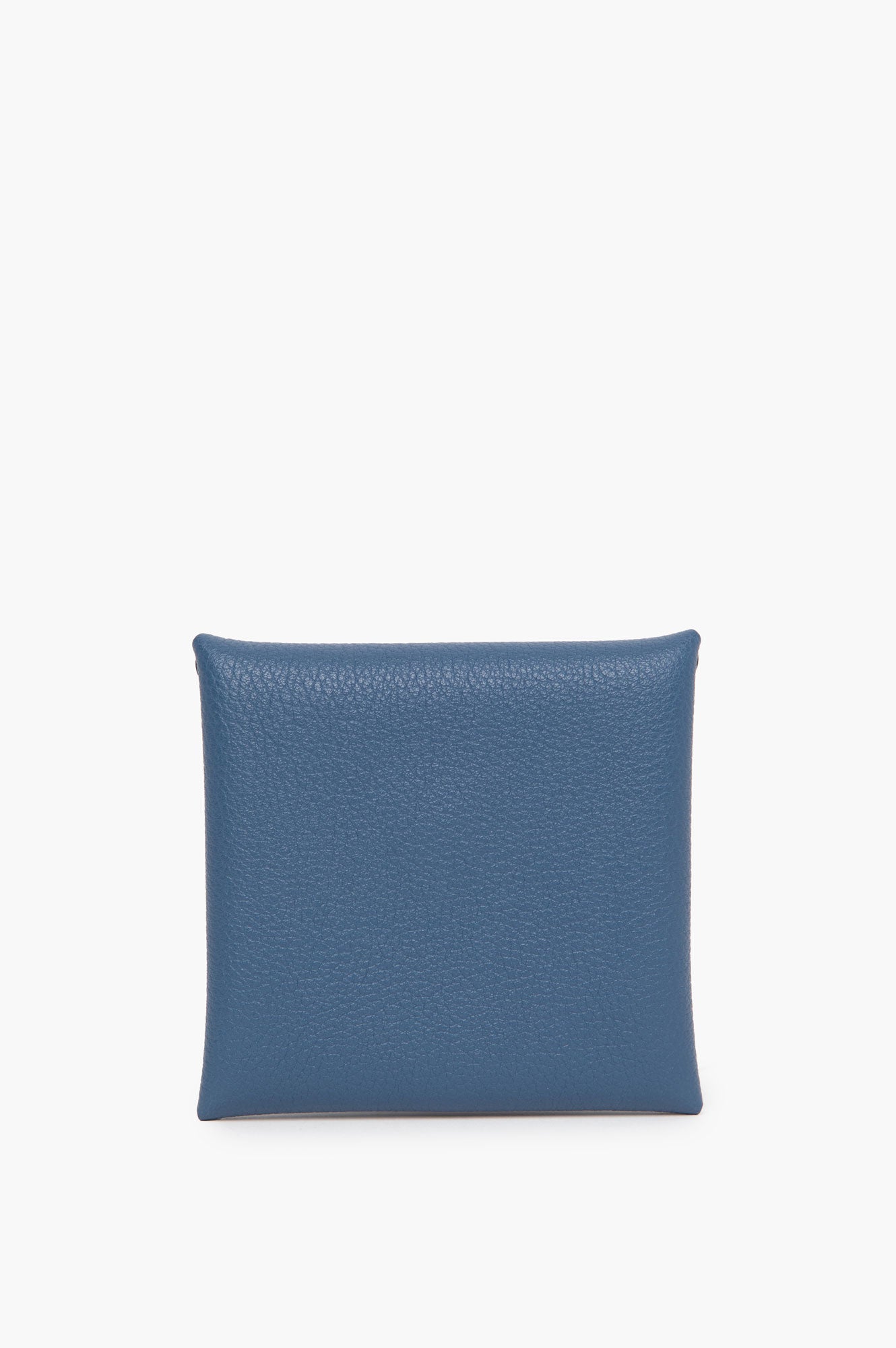 Hermes Blue Bastia Card Wallet