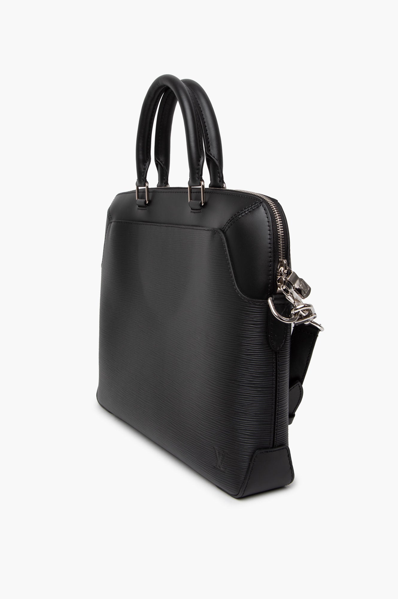 Louis Vuitton Black Epi Leather Oliver Briefcase