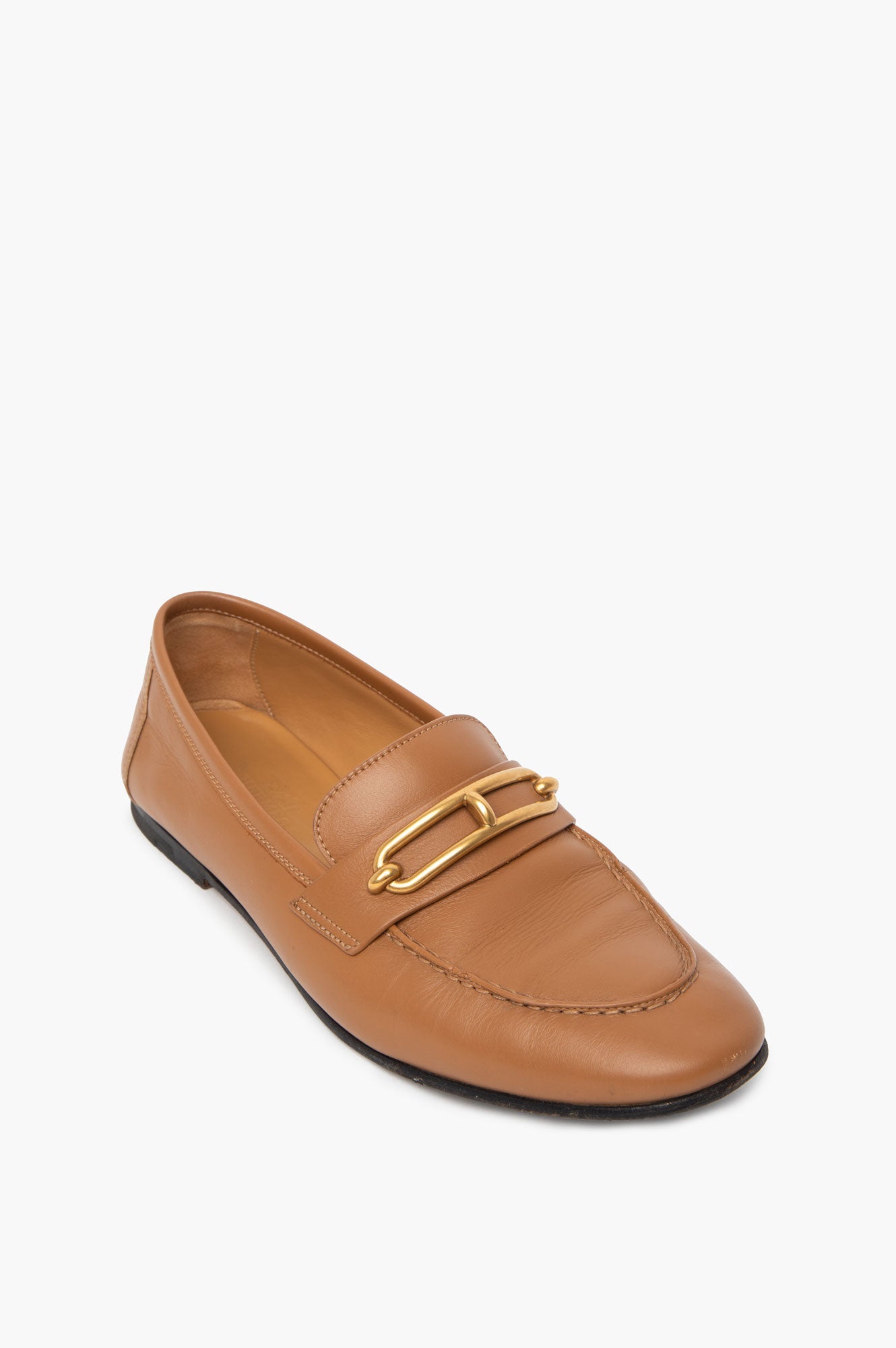 Hermès Naturel Calfskin Collette Loafer Size 38