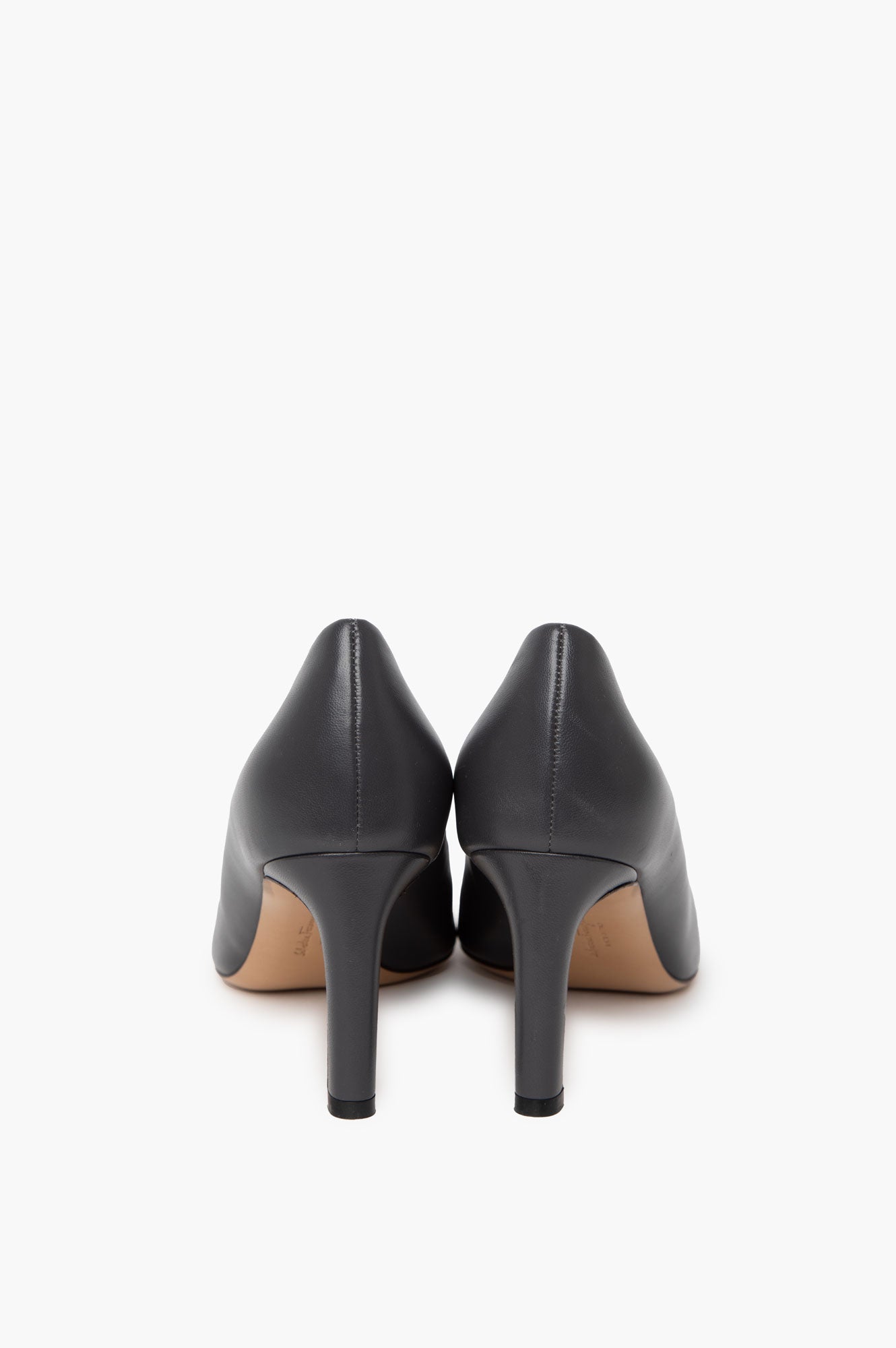 Salvatore Ferragamo Black Mimi Leather Bow Pumps Size 37